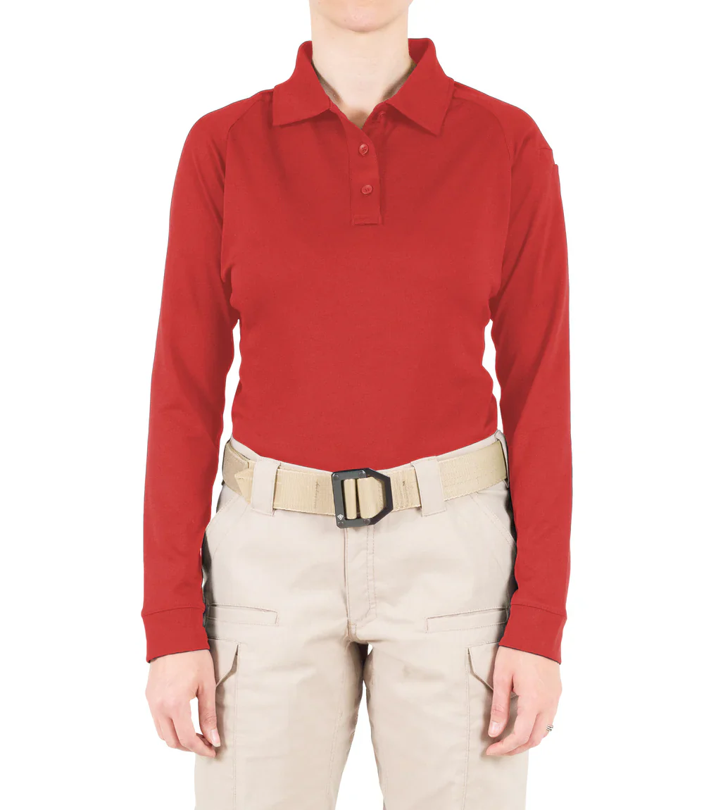 FIRST TACTICAL WOMEN'S PERFORMANCE LONG SLEEVE POLO 121503 - Image 8