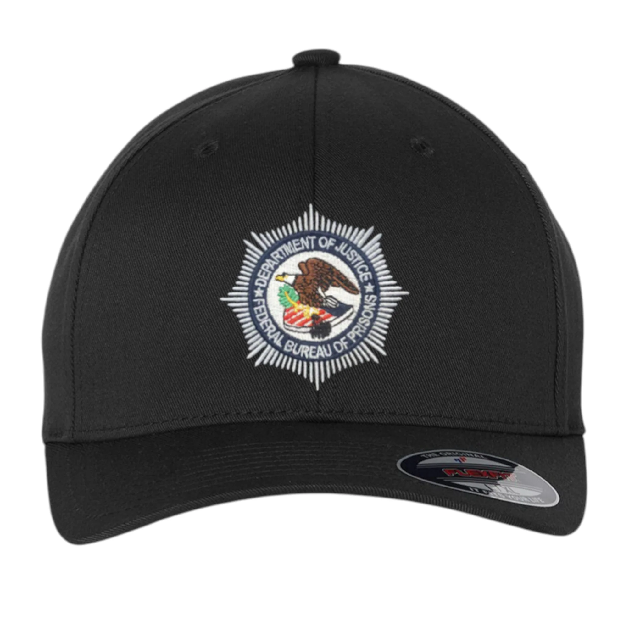 BOP EMBROIDERED BADGE or Seal ON FLEXFIT HAT - Image 2