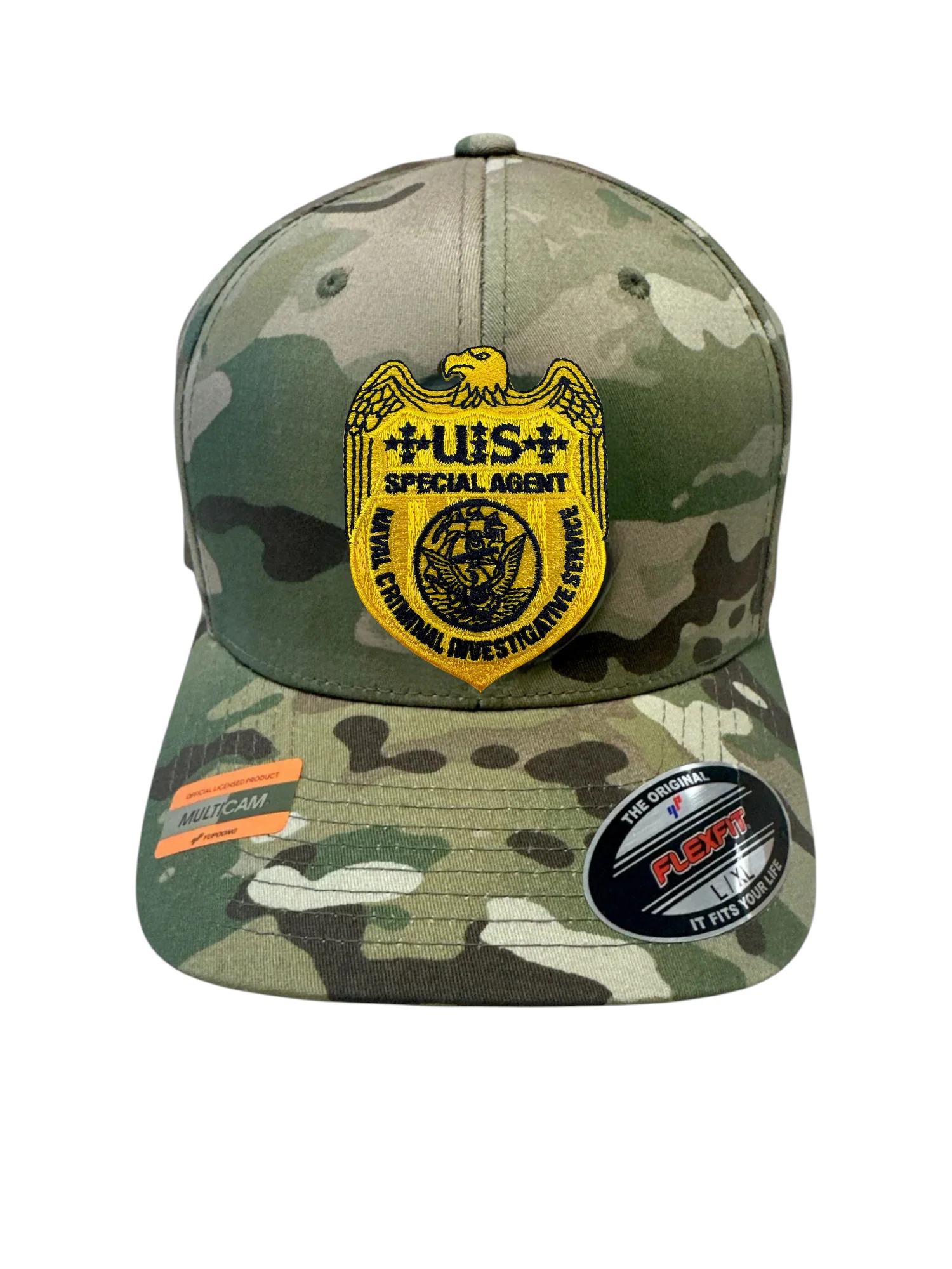 NCIS SPECIAL AGENT BADGE ON FLEXFIT HAT - Image 26