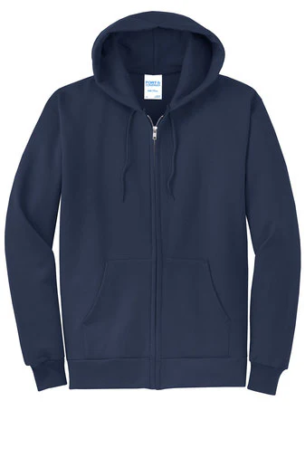 FULL ZIP HOODED SWEATSHIRT 50/50 FLEECE PC78ZH - Image 6