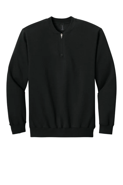 GILDEN SOFTSTYLE MIDWEIGHT FLEECE 1/4 ZIP: SF008 - Image 3