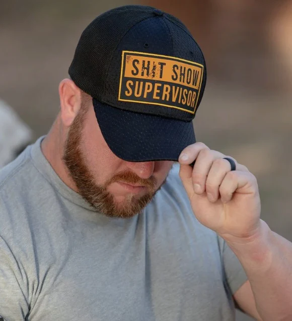 GRUNT STYLE SH*T SHOW SUPERVISOR STRETCH FIT HAT - Image 2