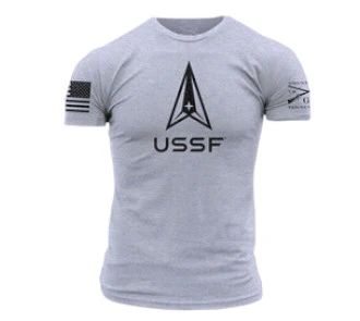 GRUNT STYLE USSF T-SHIRT-ATHLETIC HEATHER CLEARANCE