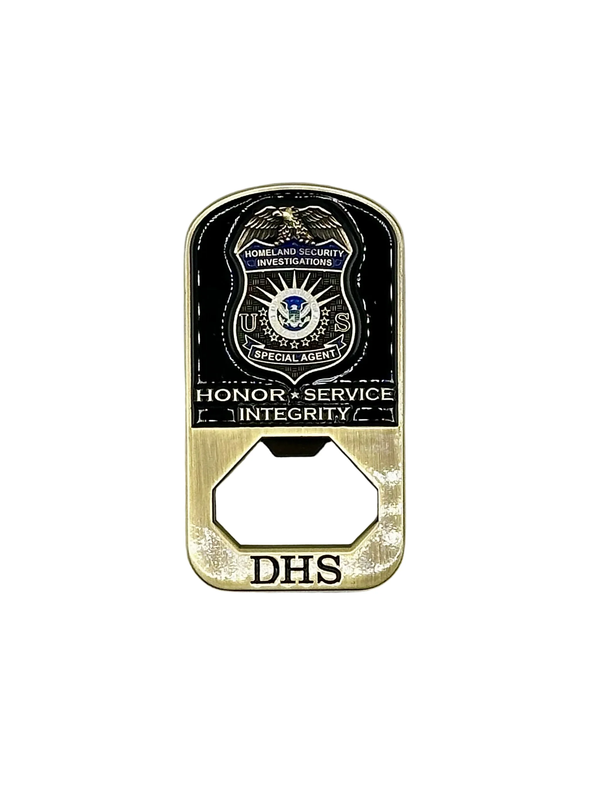 HSI CHALLENGE COIN / BOTTLE OPENER