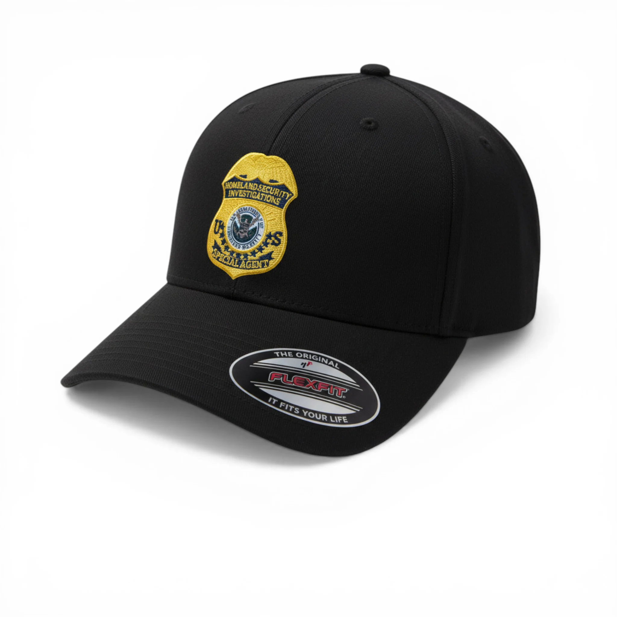 HSI SPECIAL AGENT BADGE ON FLEXFIT HAT