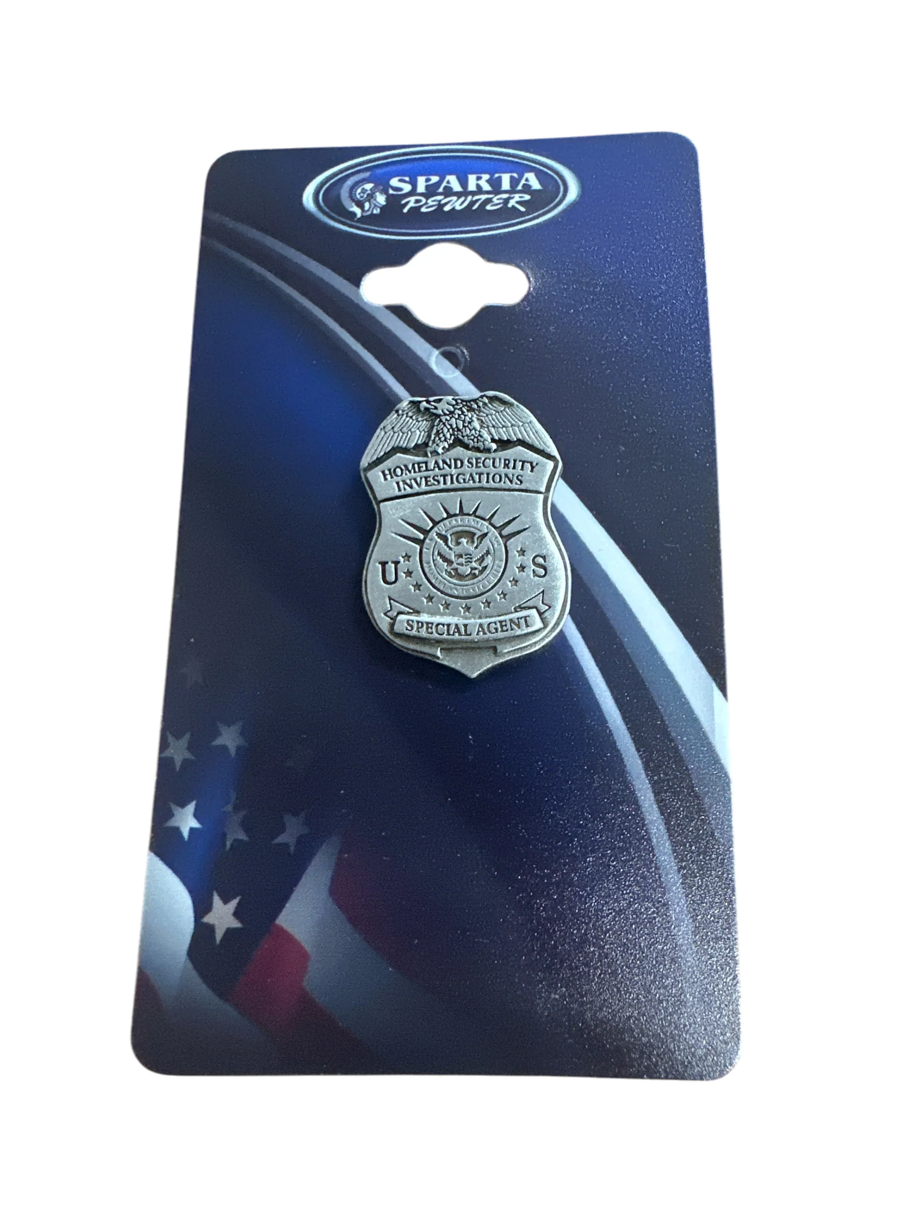 HSI S/A PEWTER LAPEL PIN