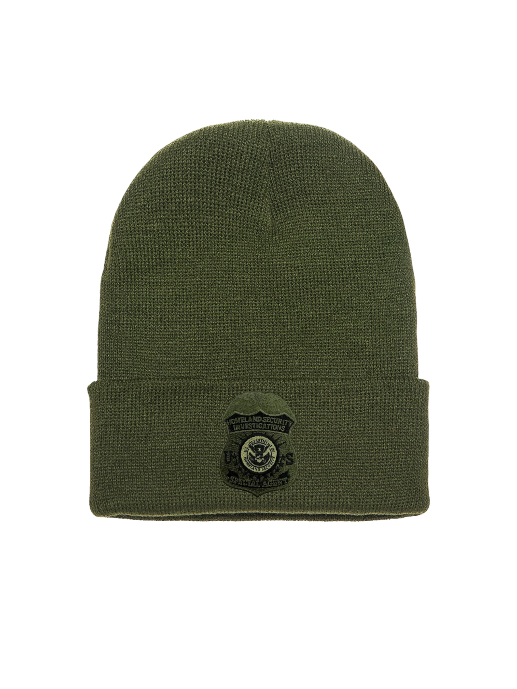 HSI SPECIAL AGENT BADGE CUFFED KNIT BEANIE - Image 3