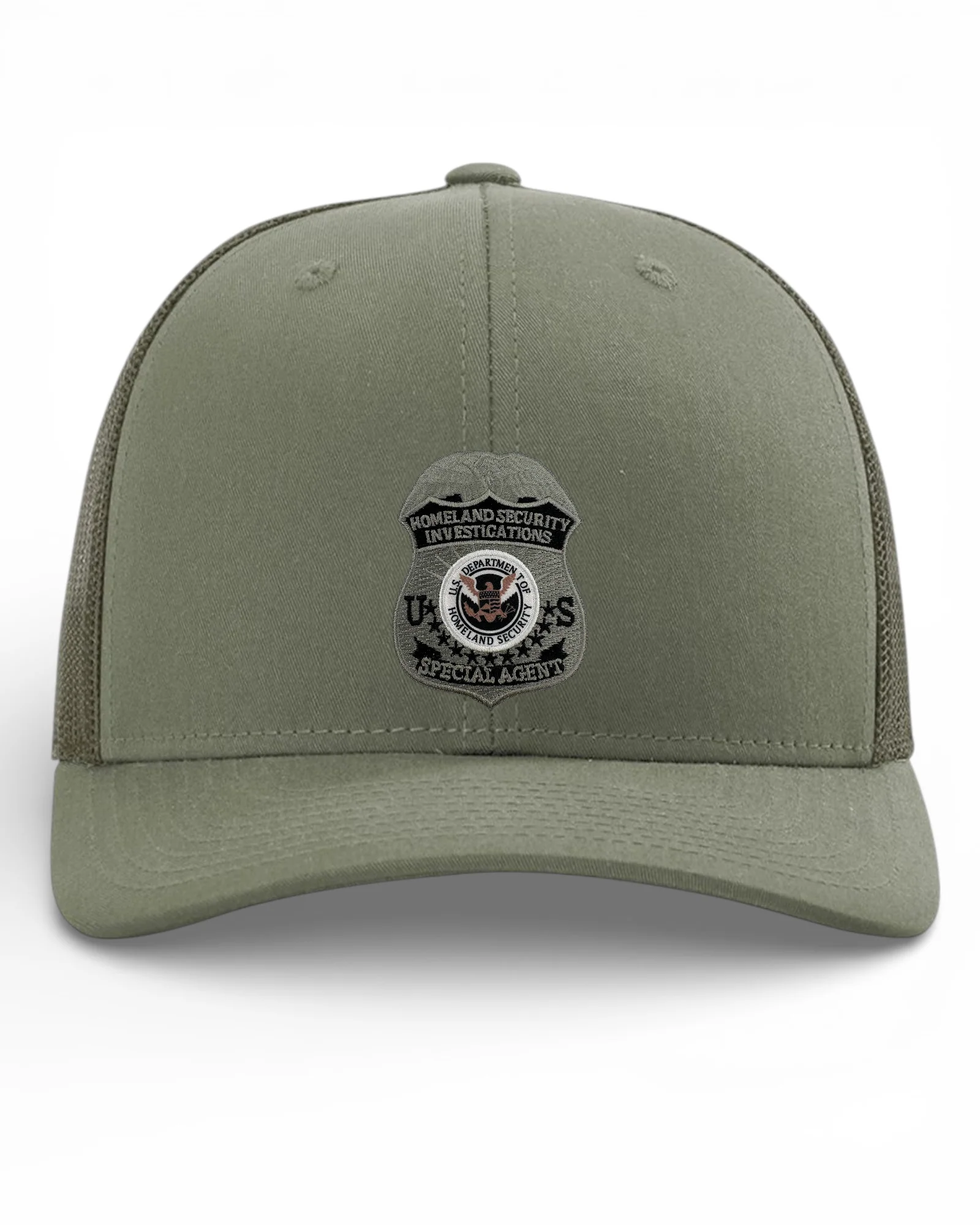 HSI SPECIAL AGENT BADGE ON RICHARDSON HAT 112 - Image 13