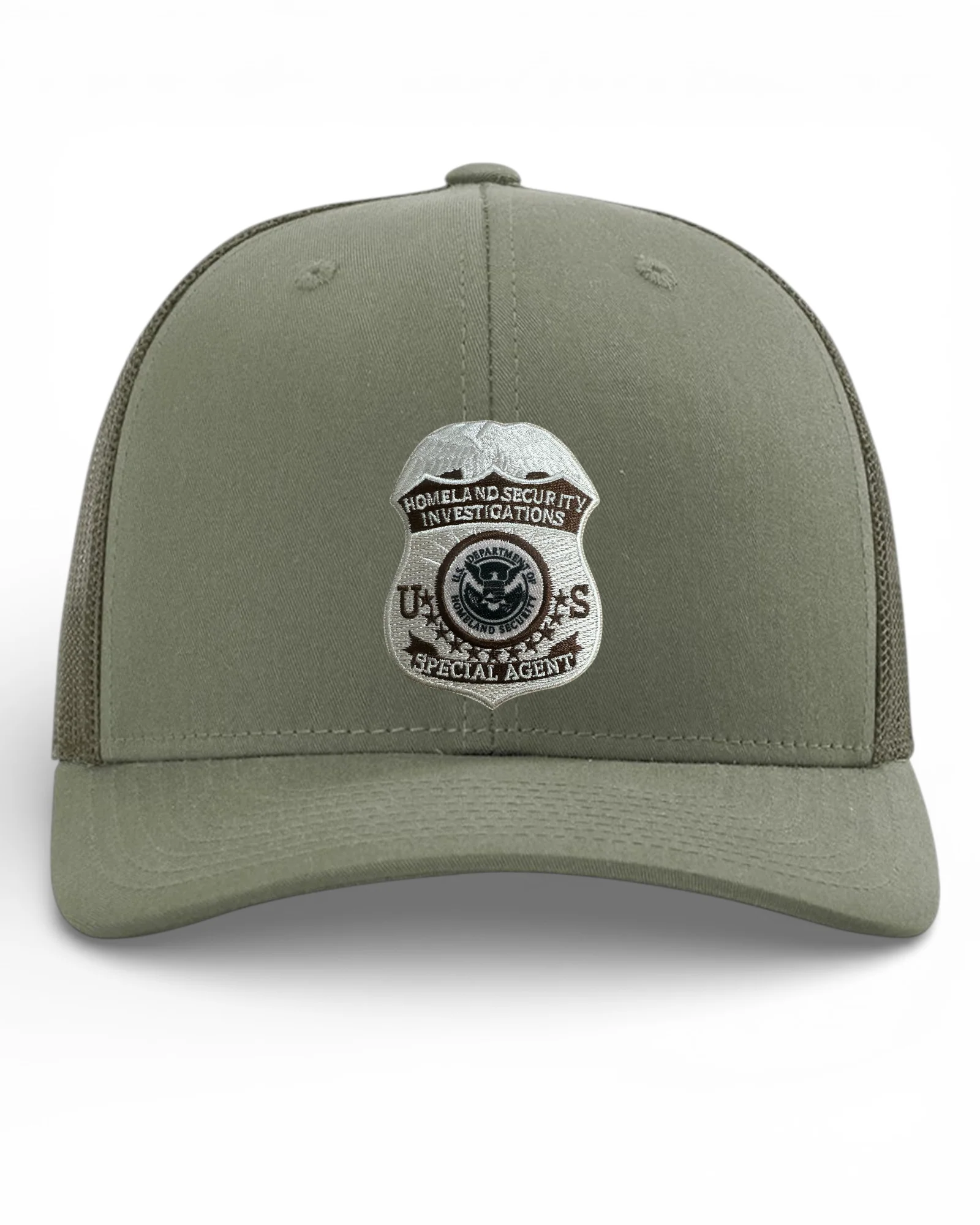 HSI SPECIAL AGENT BADGE ON RICHARDSON HAT 112 - Image 15