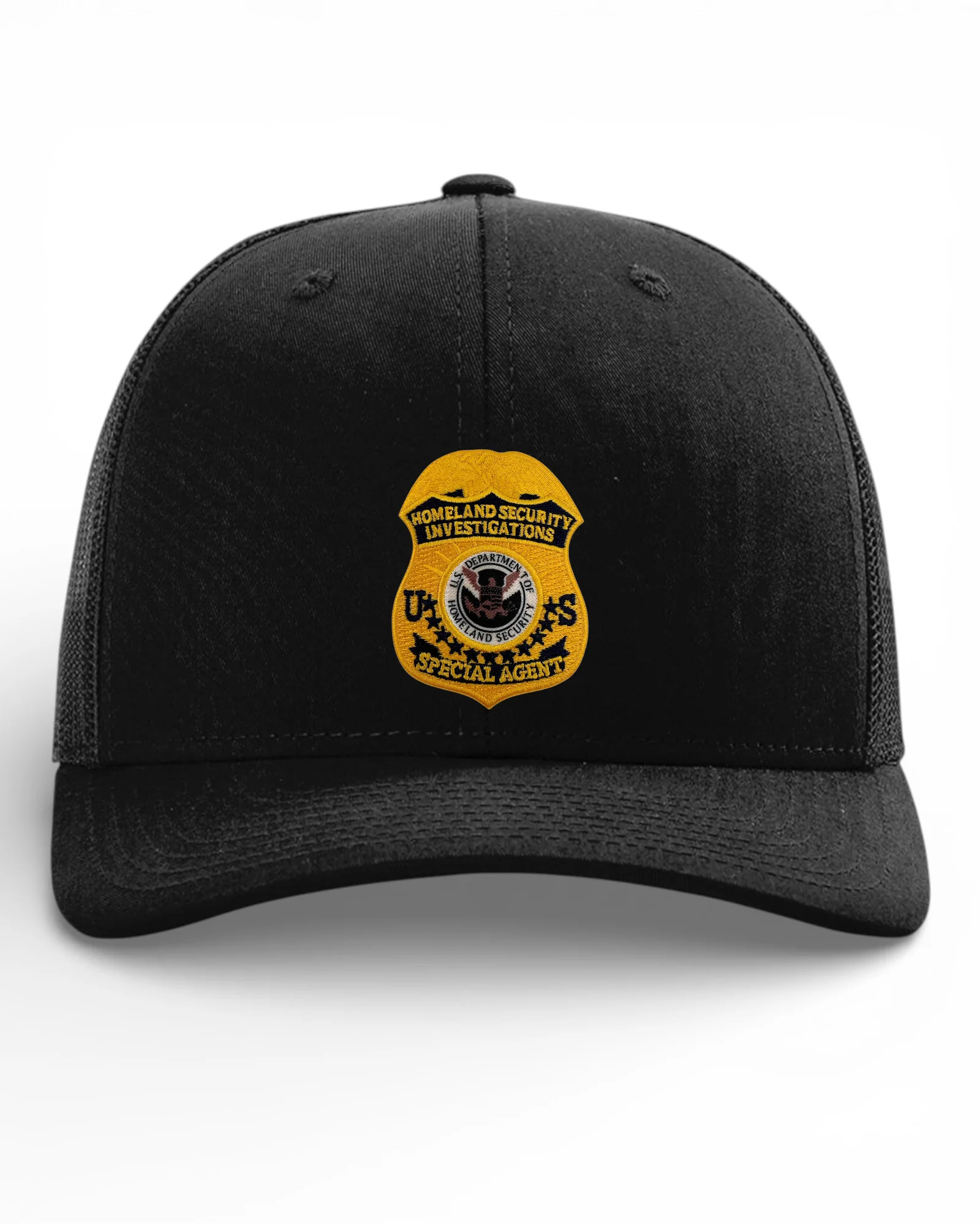 HSI SPECIAL AGENT BADGE ON RICHARDSON HAT 112 - Image 2