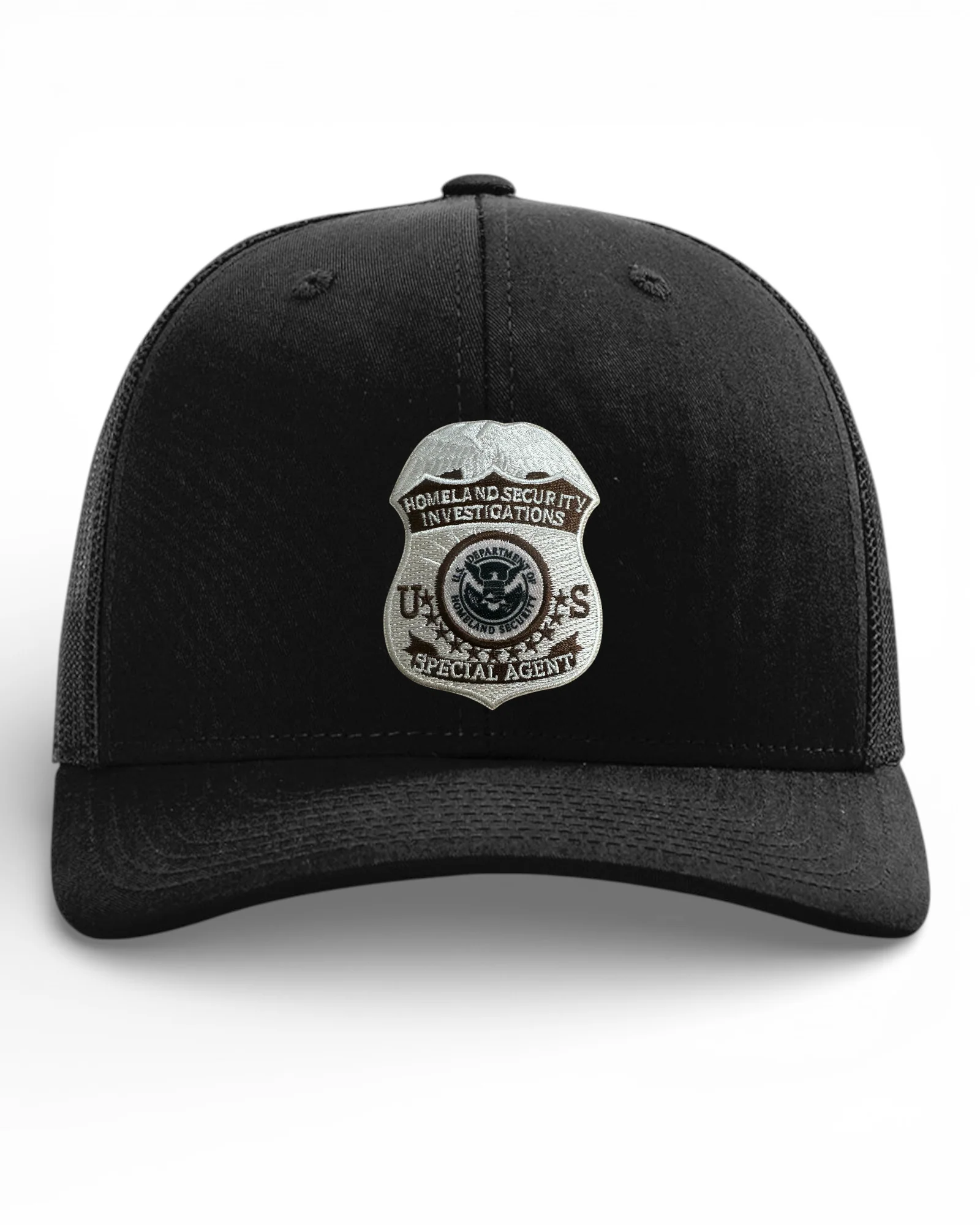 HSI SPECIAL AGENT BADGE ON RICHARDSON HAT 112 - Image 5