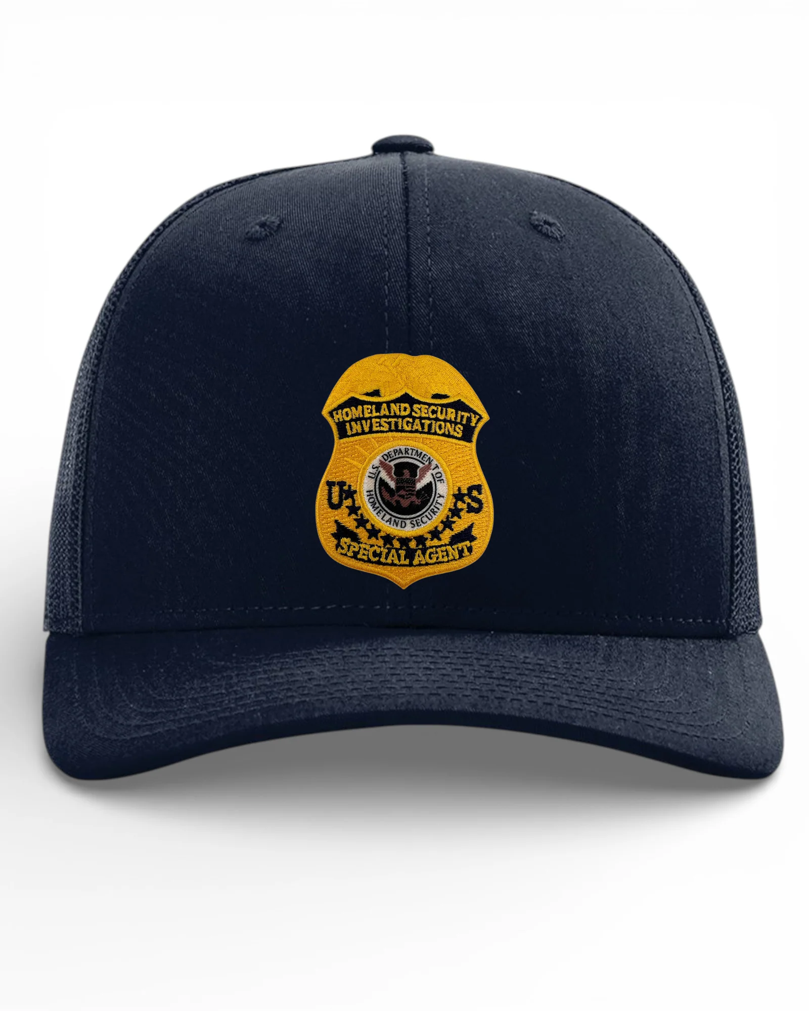 HSI SPECIAL AGENT BADGE ON RICHARDSON HAT 112 - Image 7