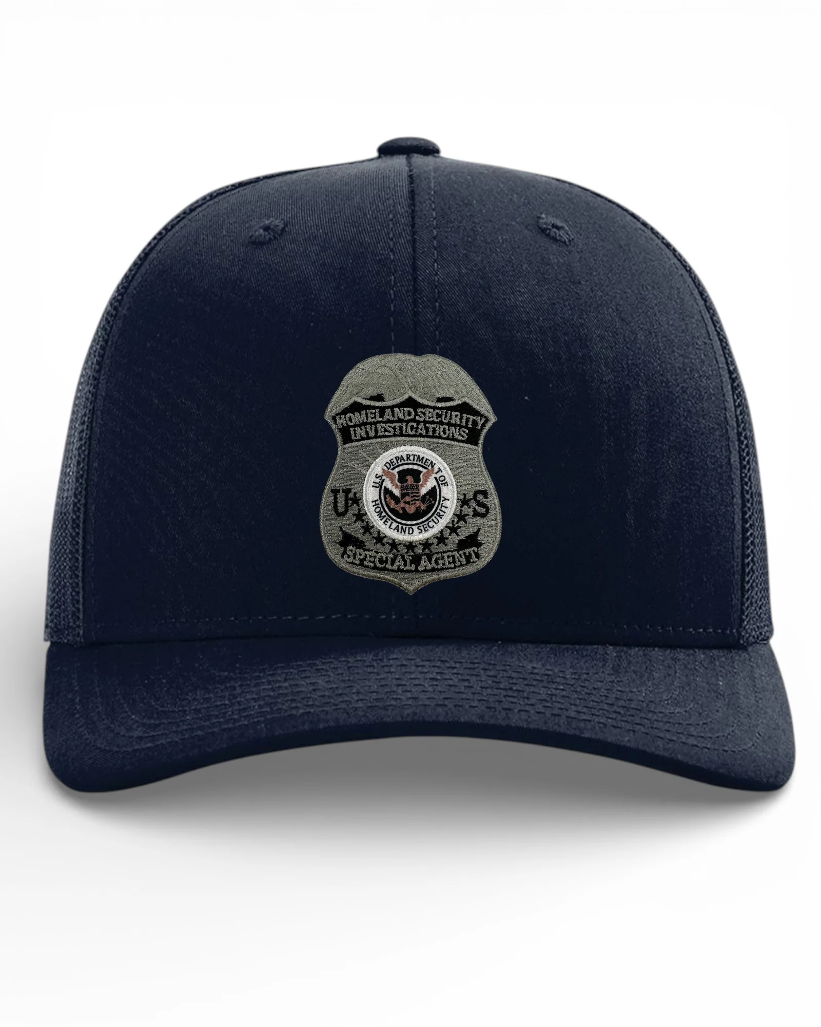 HSI SPECIAL AGENT BADGE ON RICHARDSON HAT 112 - Image 8