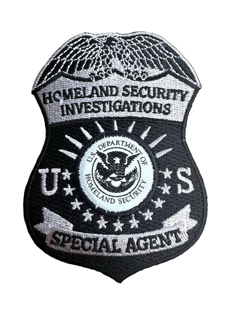 HSI SPECIAL AGENT BADGE PATCH 3 3/4 INCH - Image 3