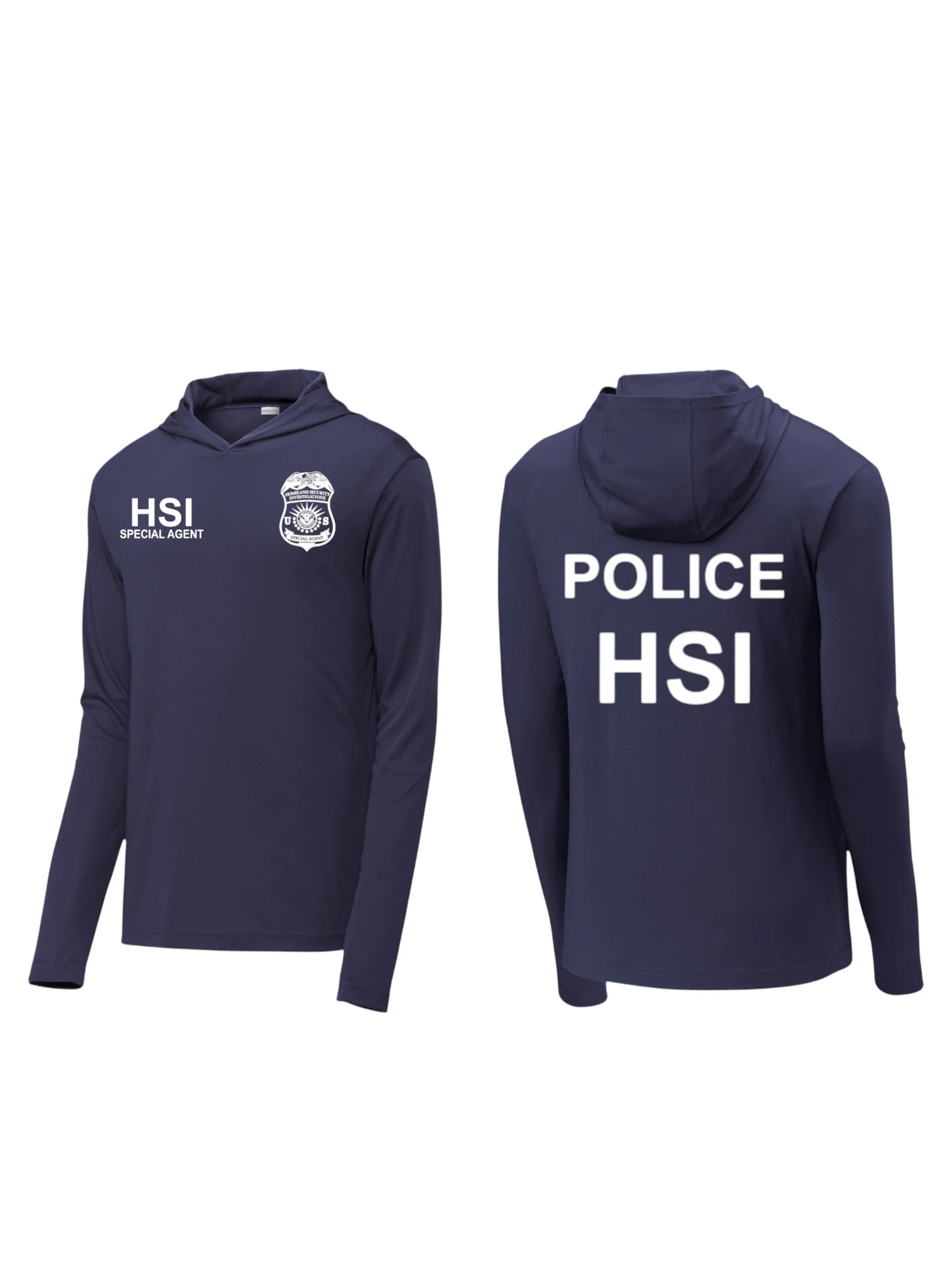 HSI SPECIAL AGENT RAID WICKING HOODED PULLOVER-ST358