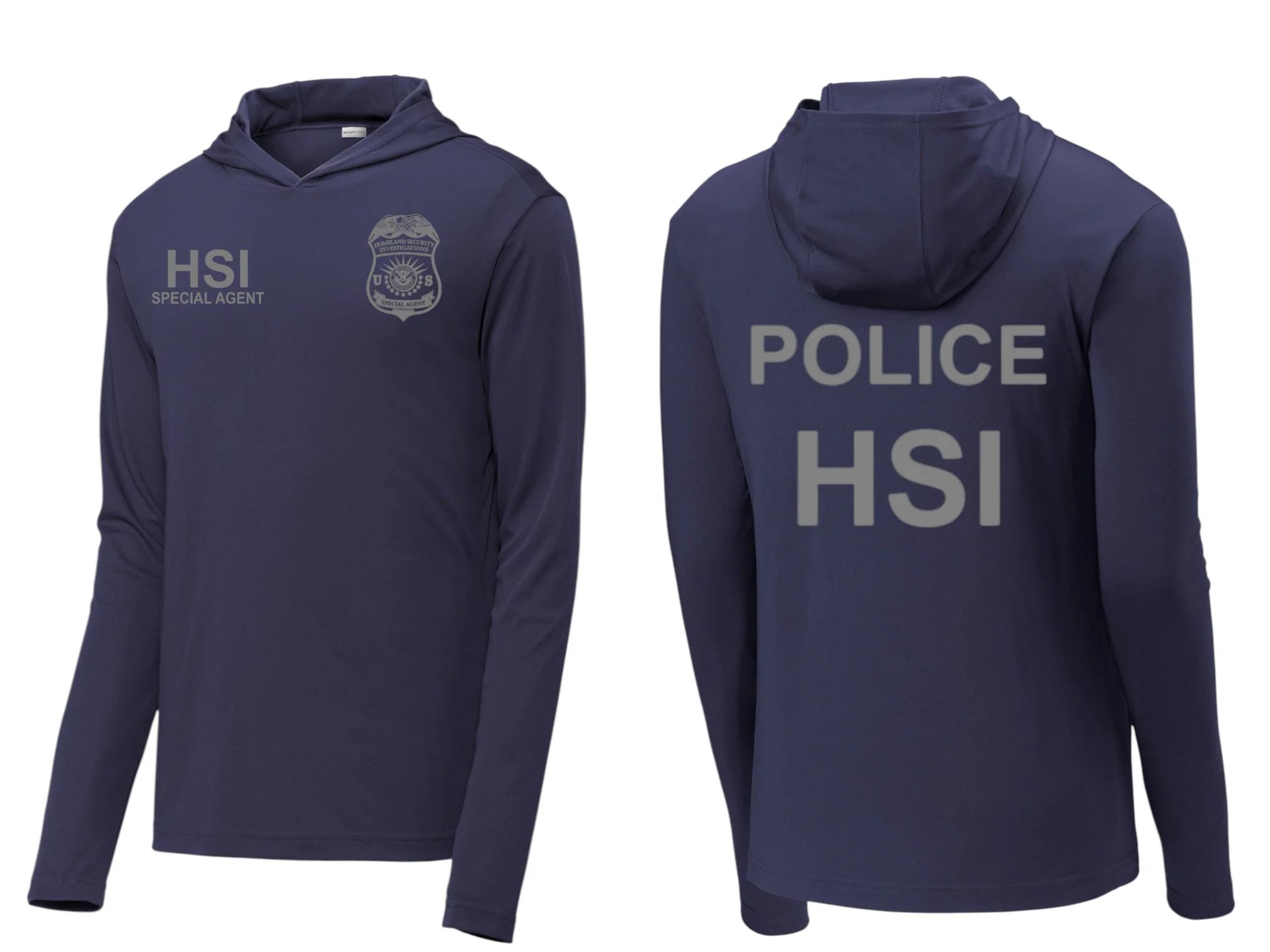 HSI SPECIAL AGENT RAID WICKING HOODED PULLOVER-ST358 - Image 3