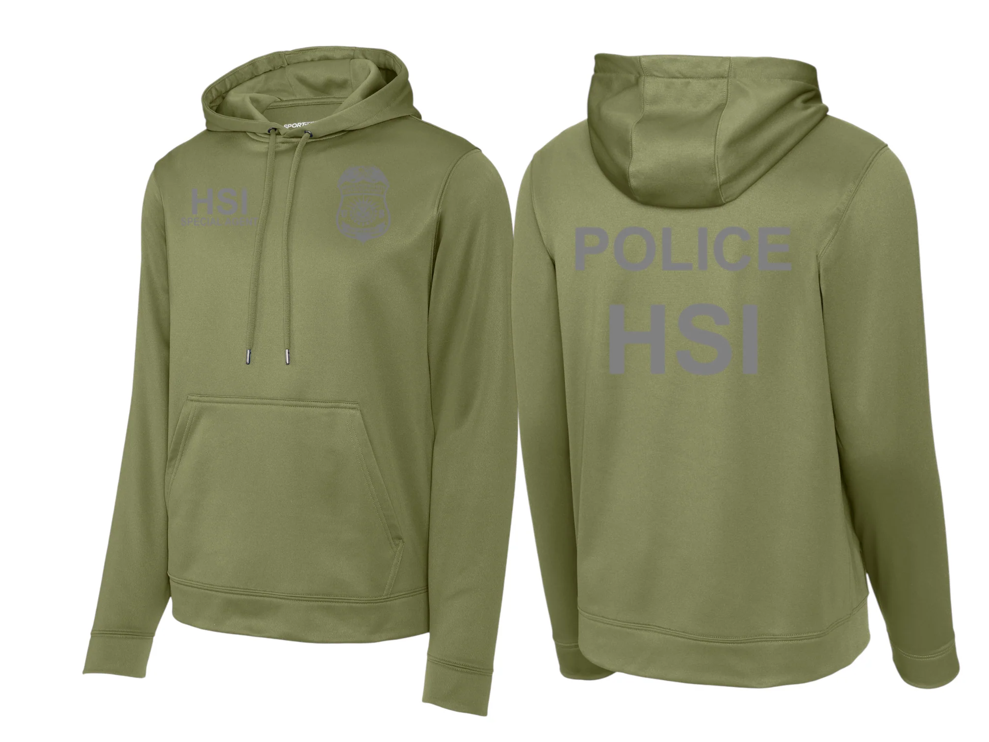 HSI SPECIAL AGENT RAID WICKING HOODED SWEATSHIRT-F244 - Image 12