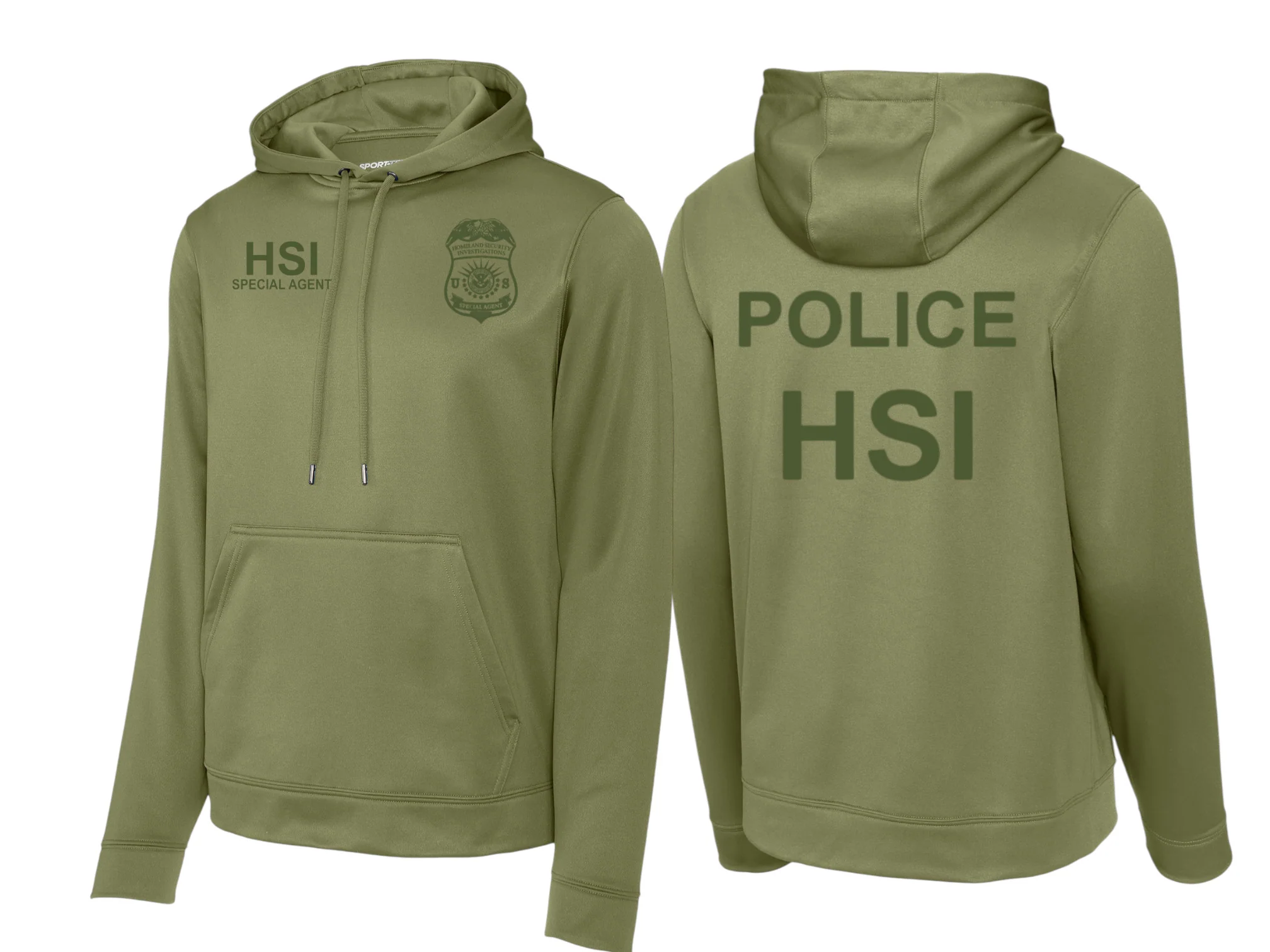 HSI SPECIAL AGENT RAID WICKING HOODED SWEATSHIRT-F244 - Image 13