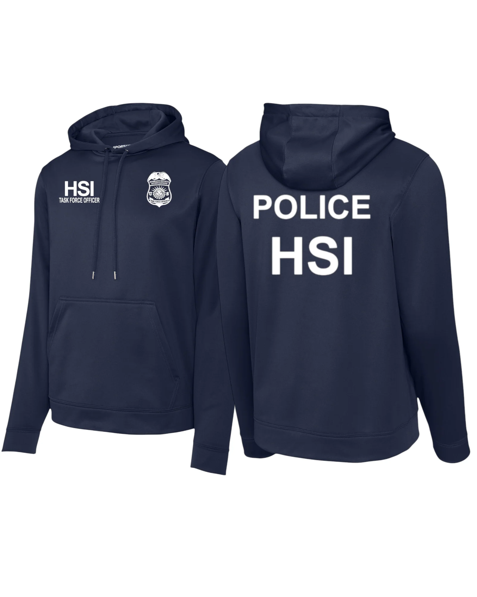 HSI TASK FORCE OFFICER WICKING HOODED SWEATSHIRT-F244