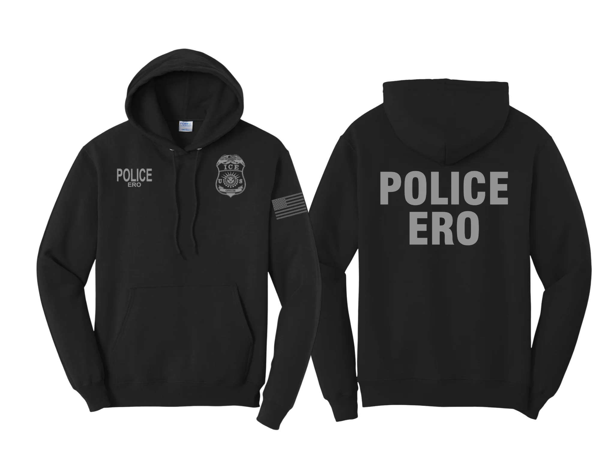 ICE ERO COTTON HOODED PULLOVER-PC78H - Image 2