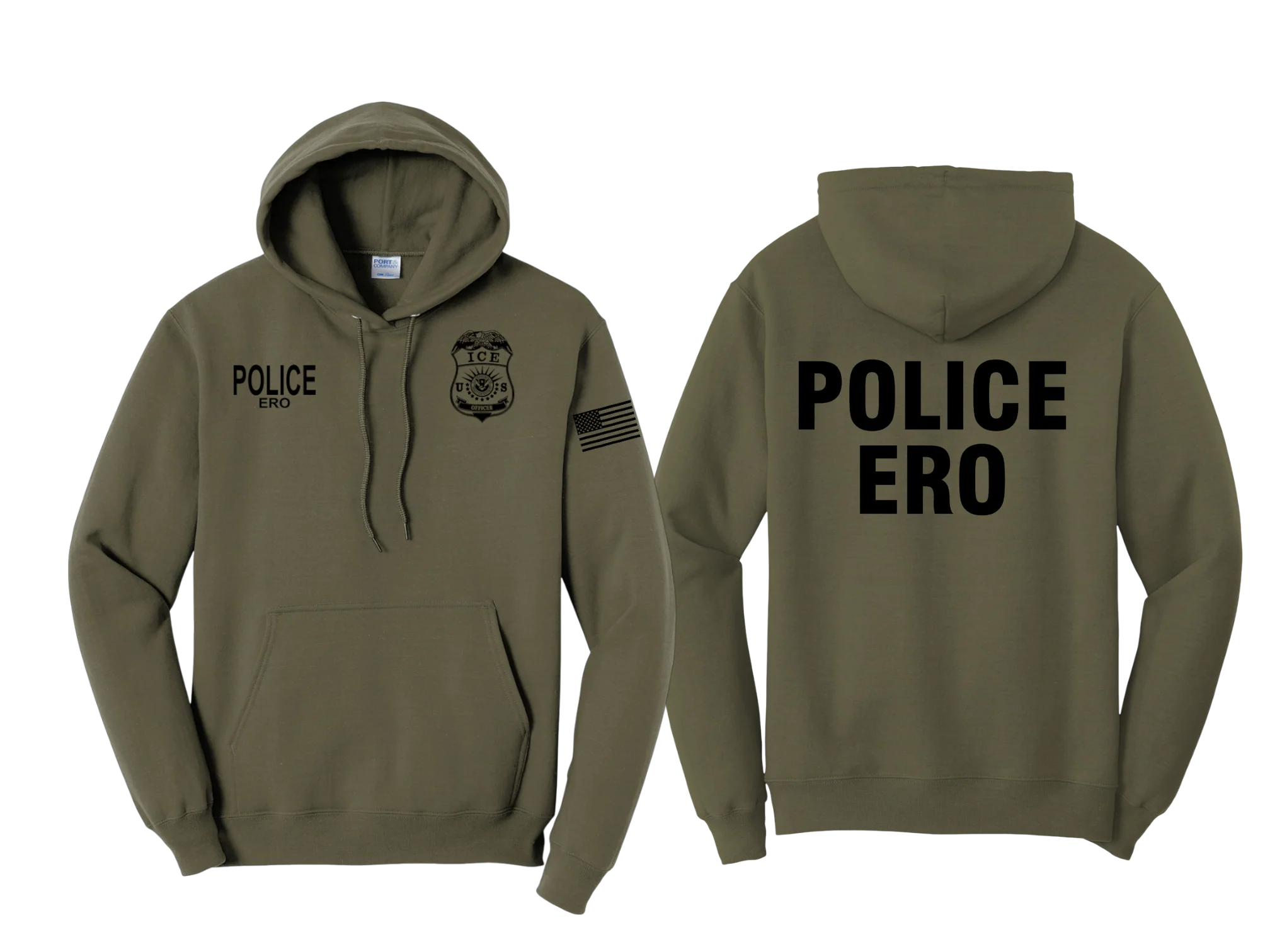 ICE ERO COTTON HOODED PULLOVER-PC78H - Image 3