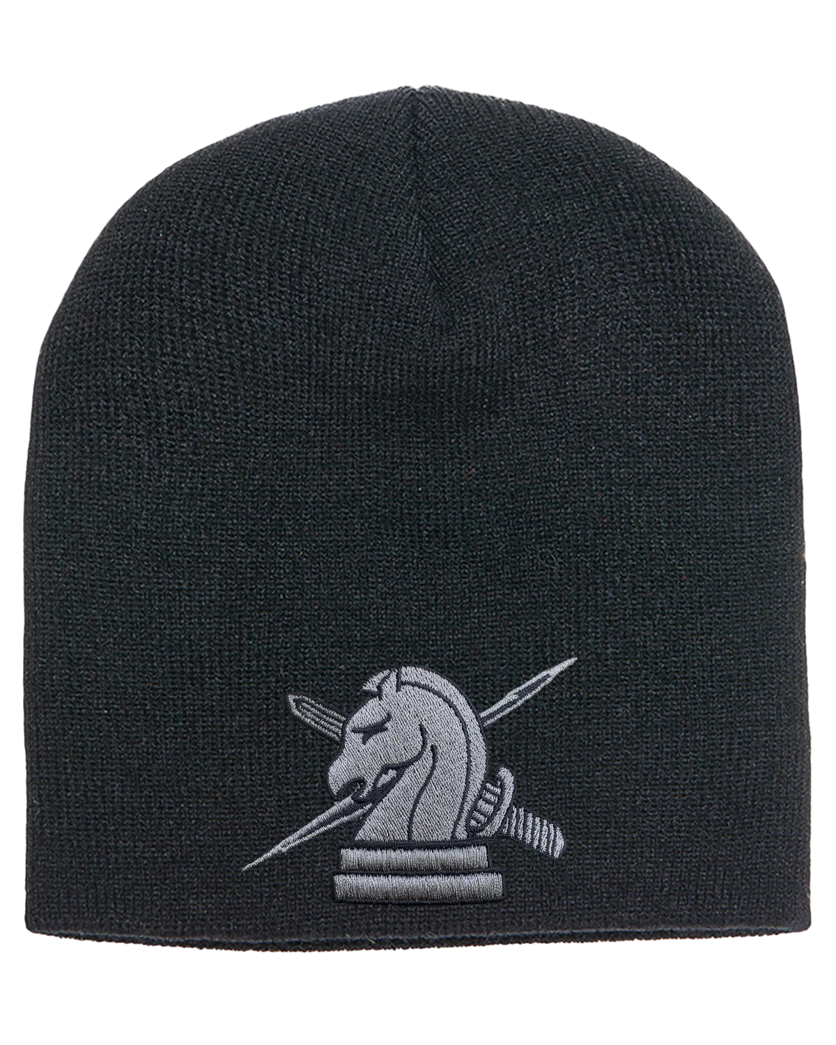 ICE FUGITIVE OPS (NO TEXT) EMBROIDERED ON SKULL KNIT BEANIE - Image 2