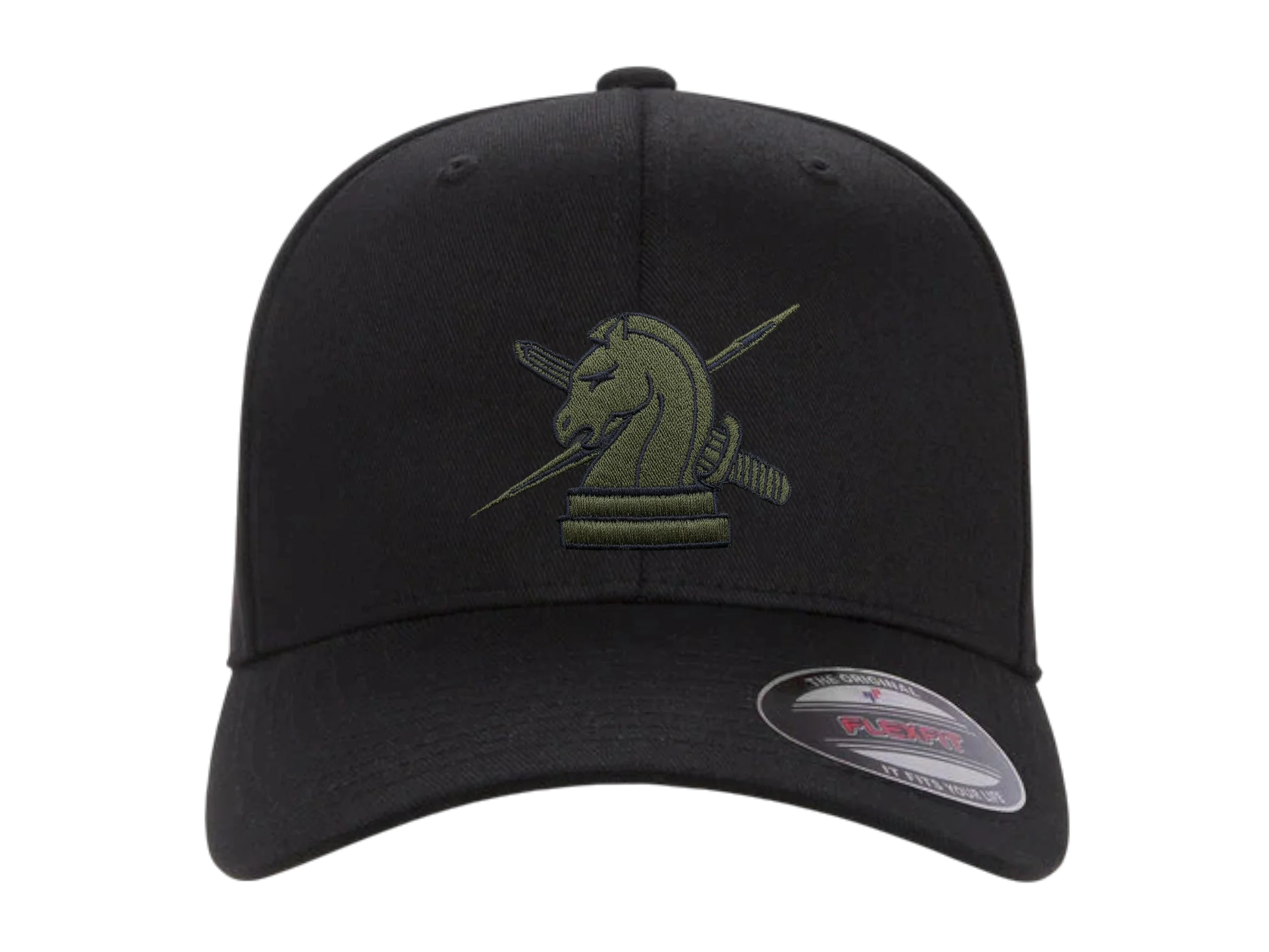 ICE FUGITIVE OPS (NO TEXT) EMBROIDERED ON FLEXFIT HAT - Image 5