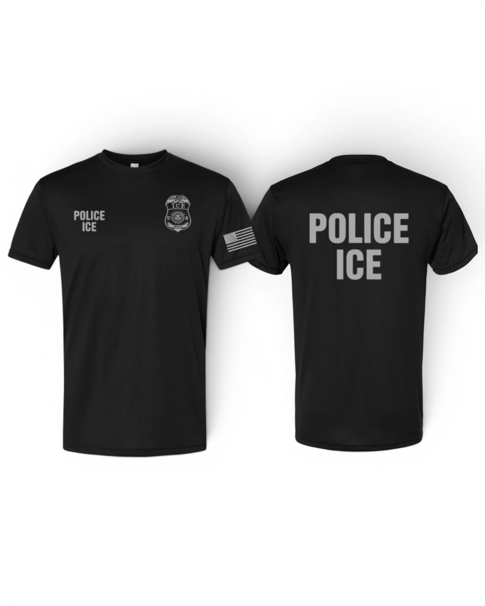 ICE OFFICER RAID MADE IN THE USA PERFOMANCE T-SHIRT BA5300 CLEARANCE