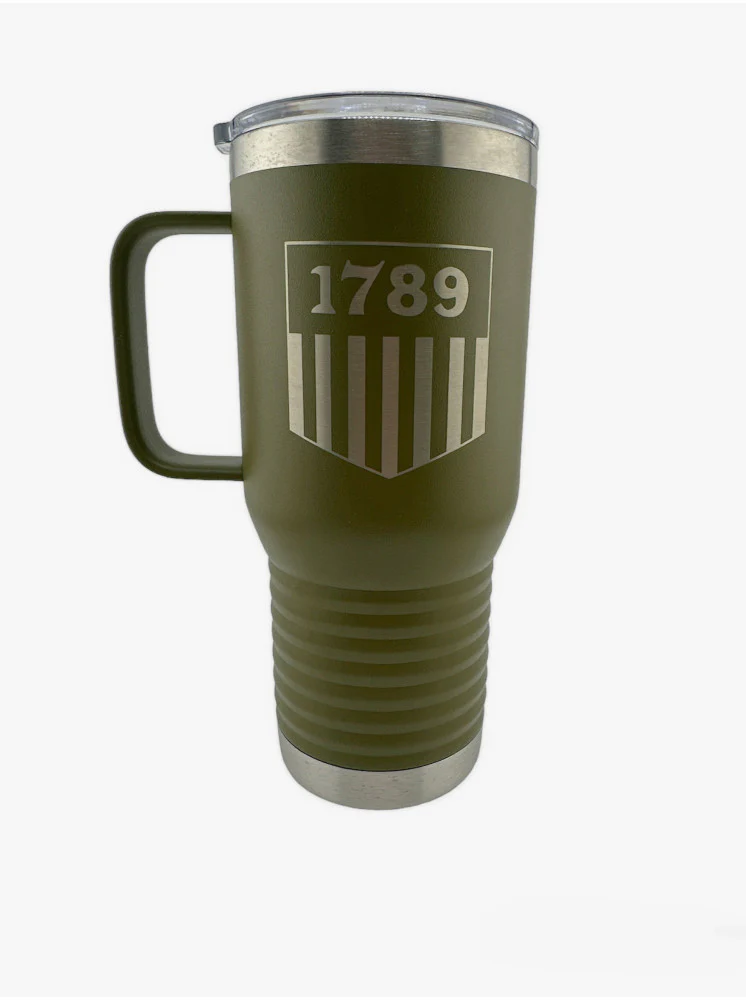 TUMBLER WITH HANDLE 20 OZ - CUSTOM ENGRAVED - Image 3
