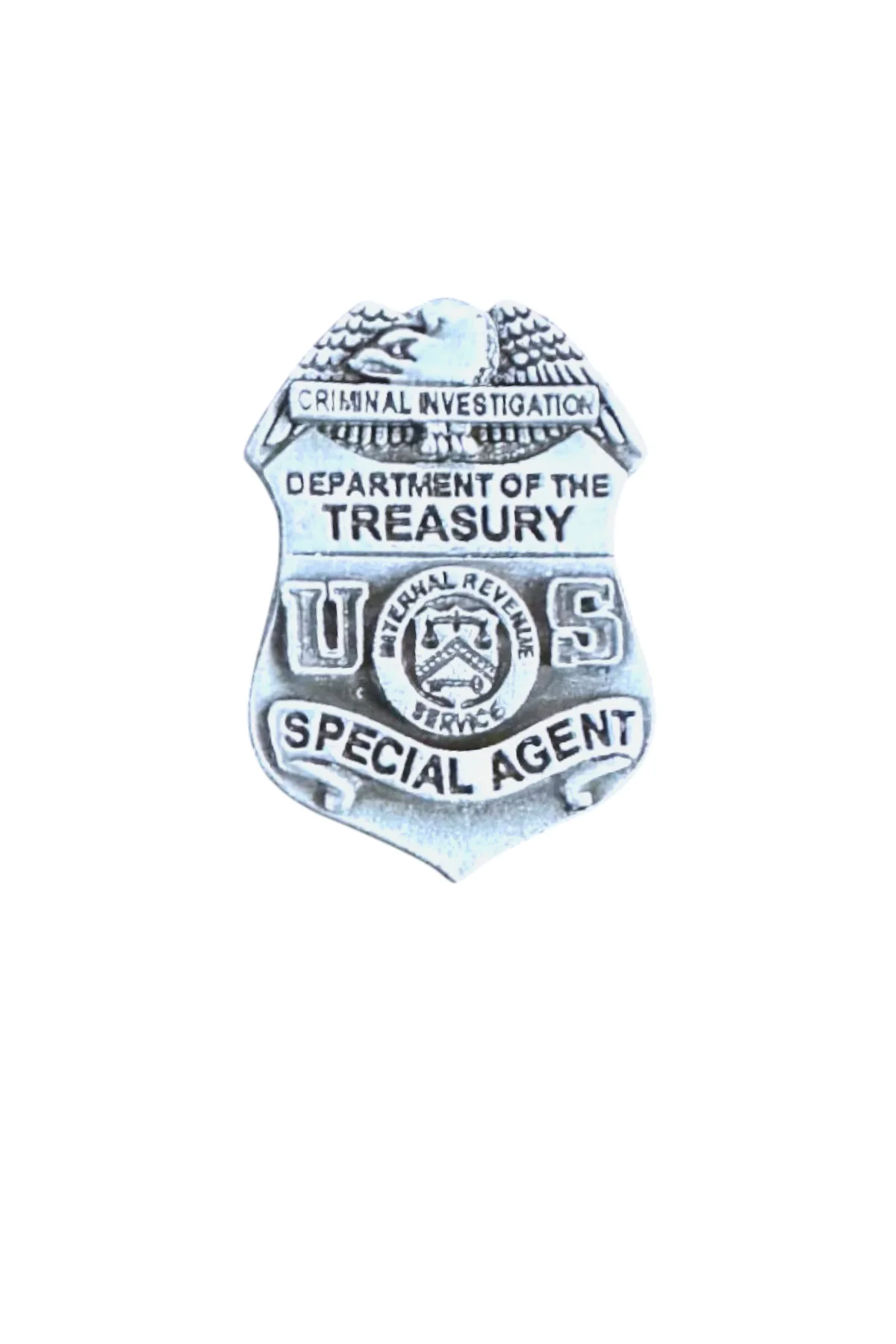 IRS-CI PEWTER LAPEL PIN