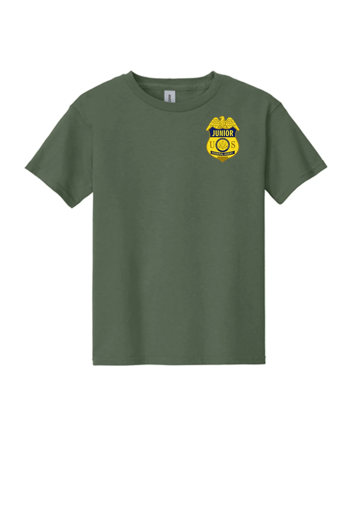 JUNIOR FEDERAL AGENT BADGE KID'S T-SHIRT - Image 4