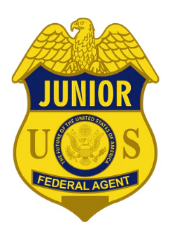 JUNIOR FEDERAL AGENT KID'S HOODED SWEATSHIRT-PC78YH - Image 4