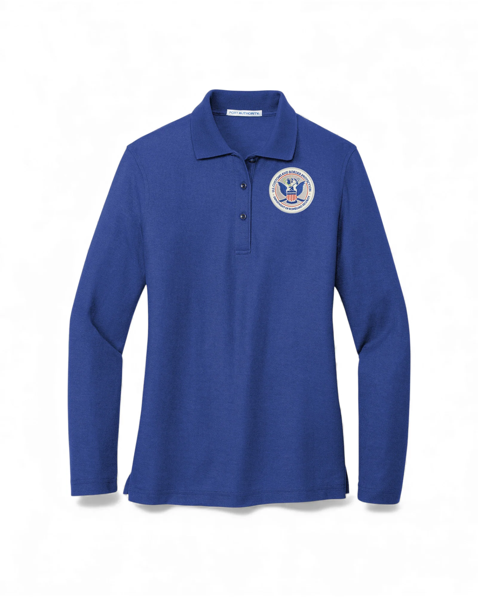 LADIES LONG SLEEVE CBP SEAL PORT AUTHORITY POLO - L500LS - Image 6