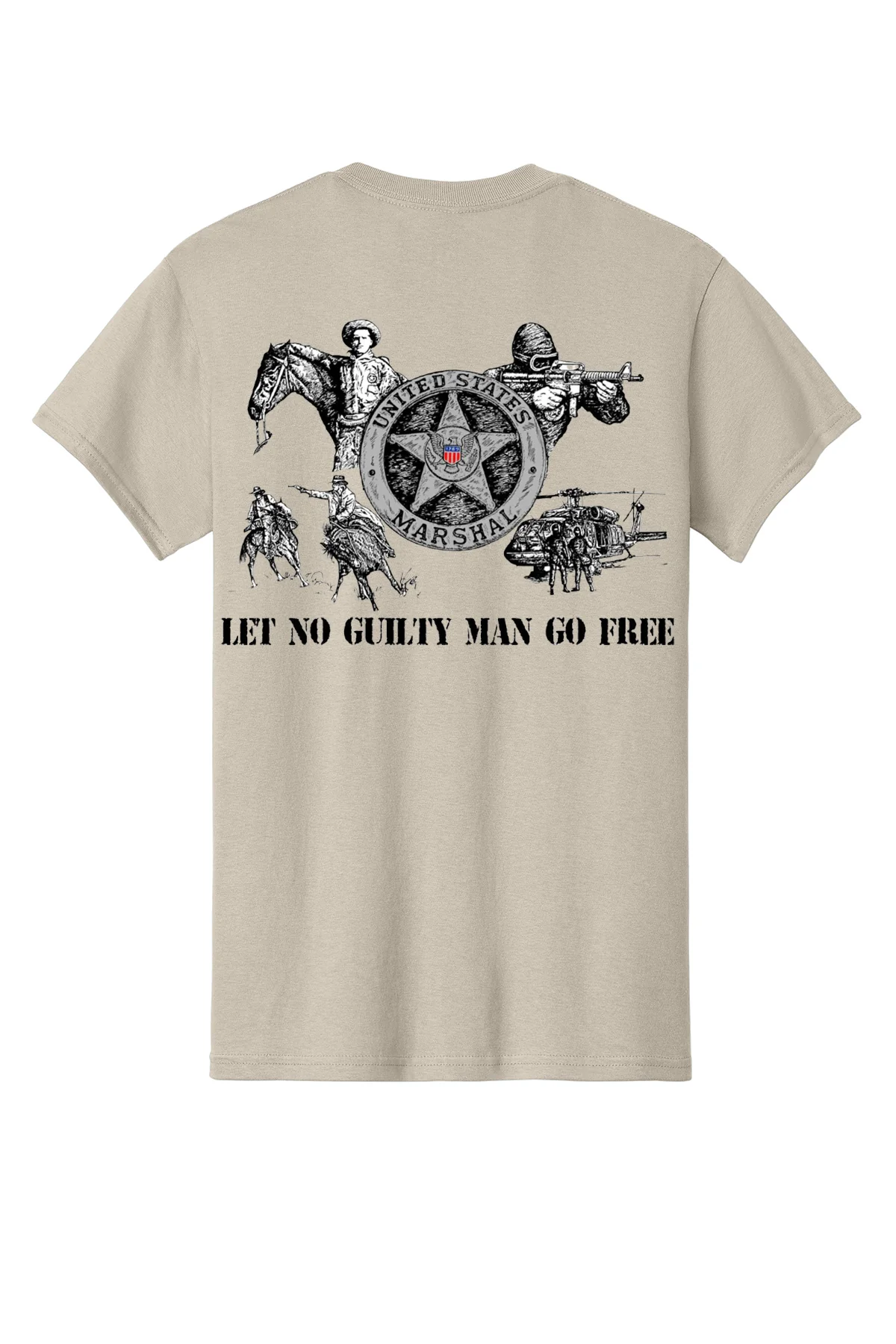 LET NO GUILTY MAN GO FREE T-SHIRT - Image 8