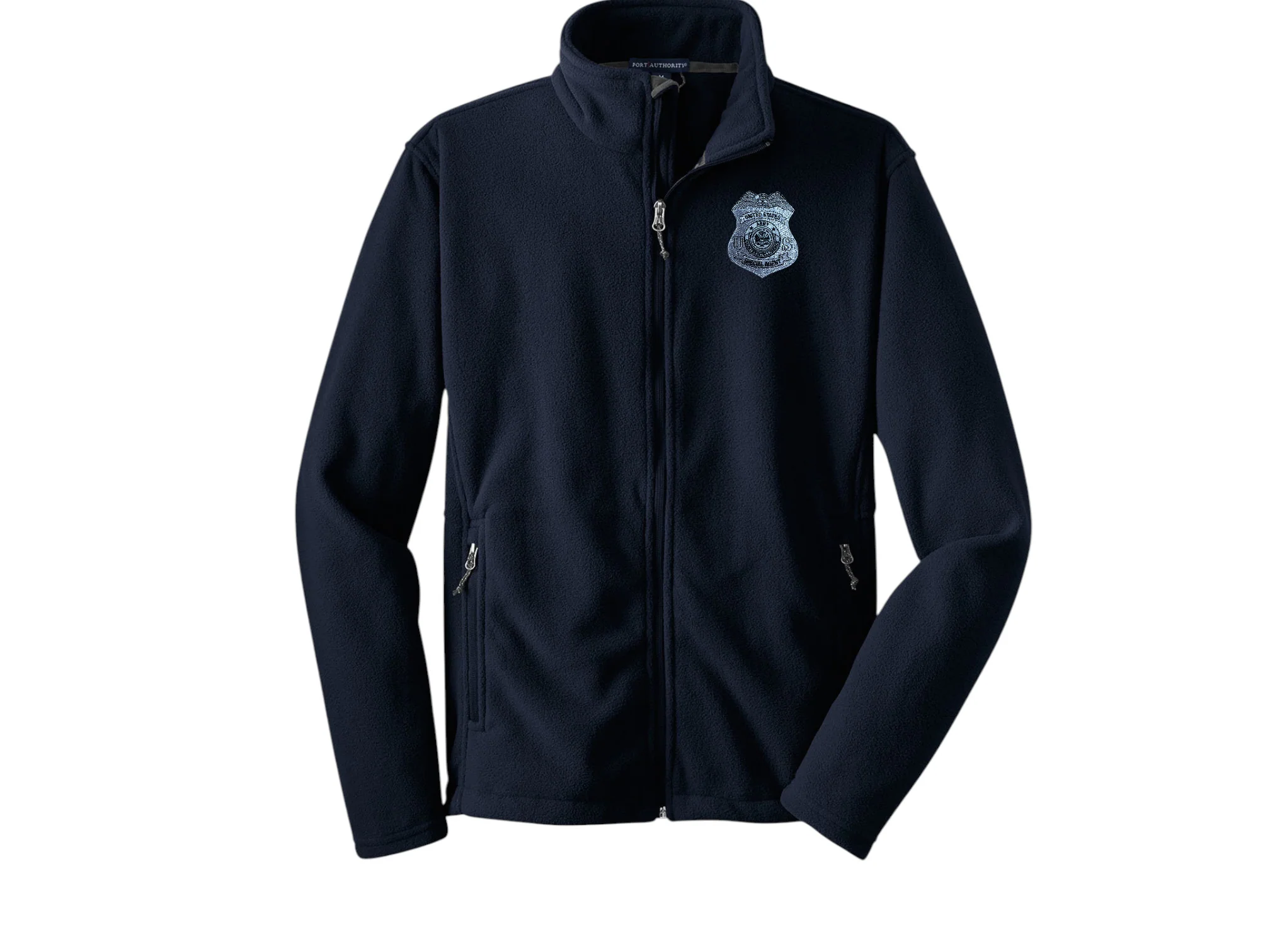 MEN'S ARMY CI SPECIAL AGENT BADGE FLEECE FULL ZIP JACKET-F217 - Image 5