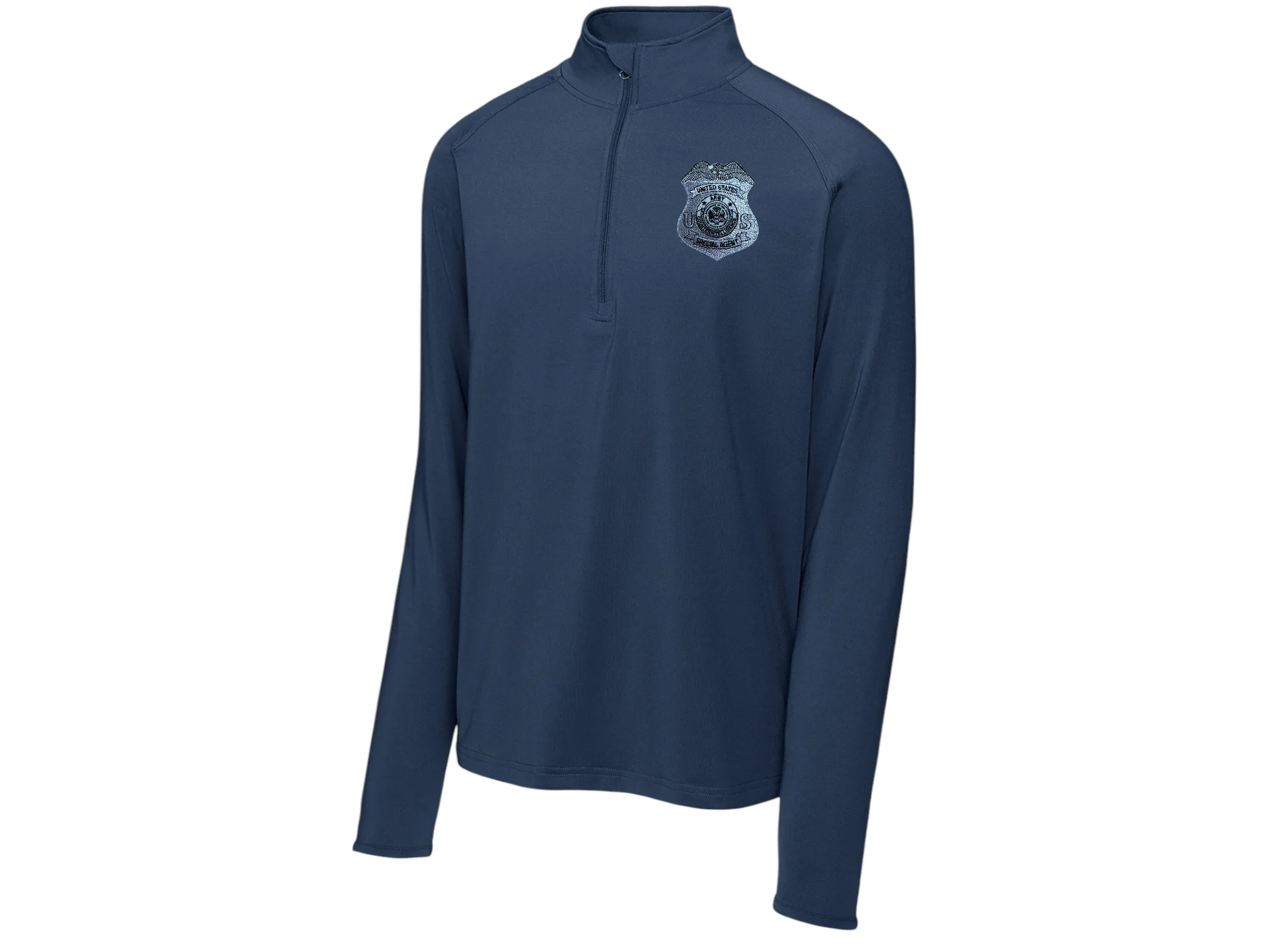 MEN'S ARMY CI SPECIAL AGENT BADGE SPORT WICK STRETCH 1/2 ZIP PULLOVER-ST850 - Image 5