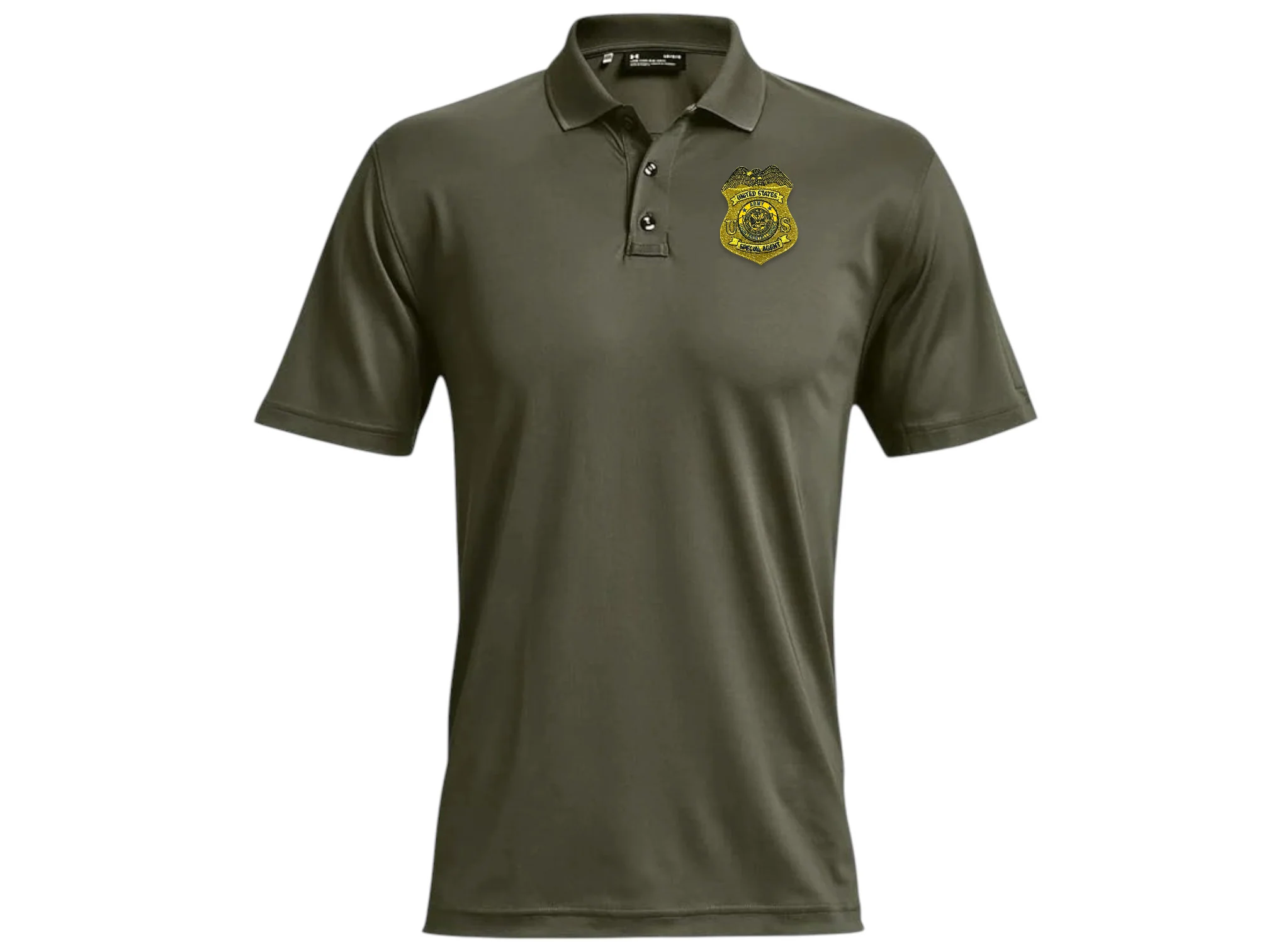 MEN'S ARMY CI SPECIAL AGENT BADGE UNDER ARMOUR TACTICAL POLO 2.0 - Image 5