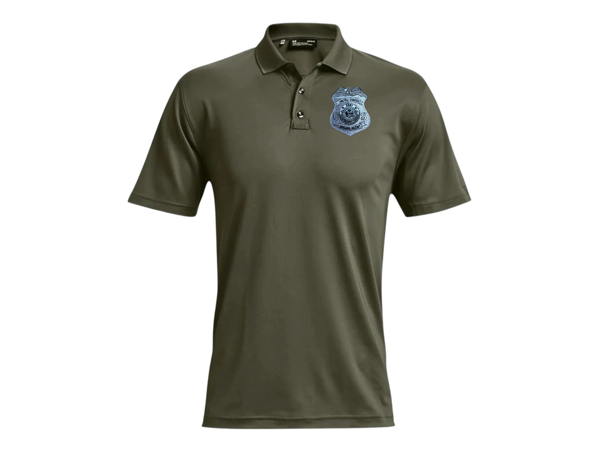 MEN'S ARMY CI SPECIAL AGENT BADGE UNDER ARMOUR TACTICAL POLO 2.0 - Image 6