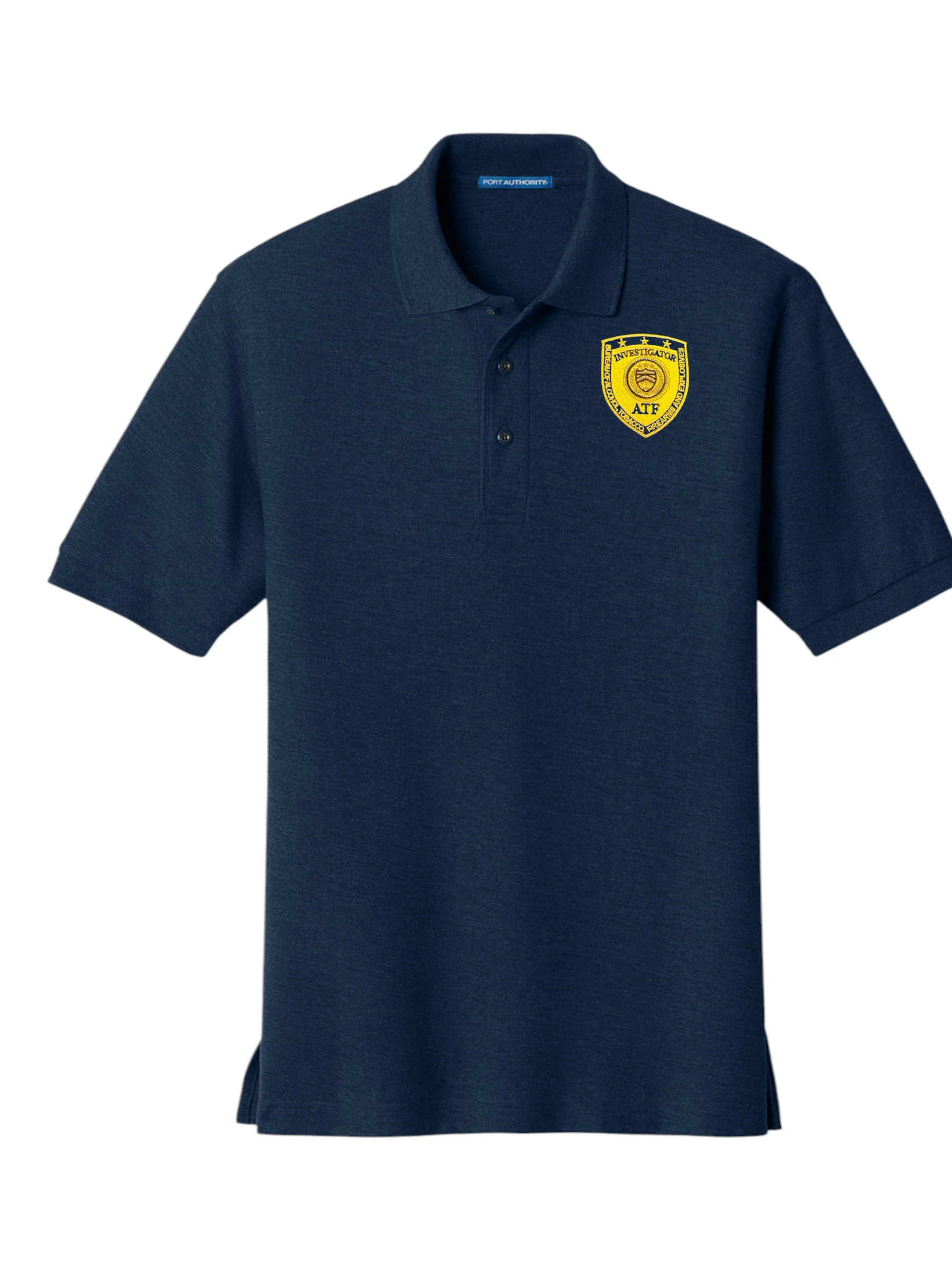 MEN'S ATF INVESTIGATOR BADGE PORT AUTHORITY POLO - K500 - Image 15