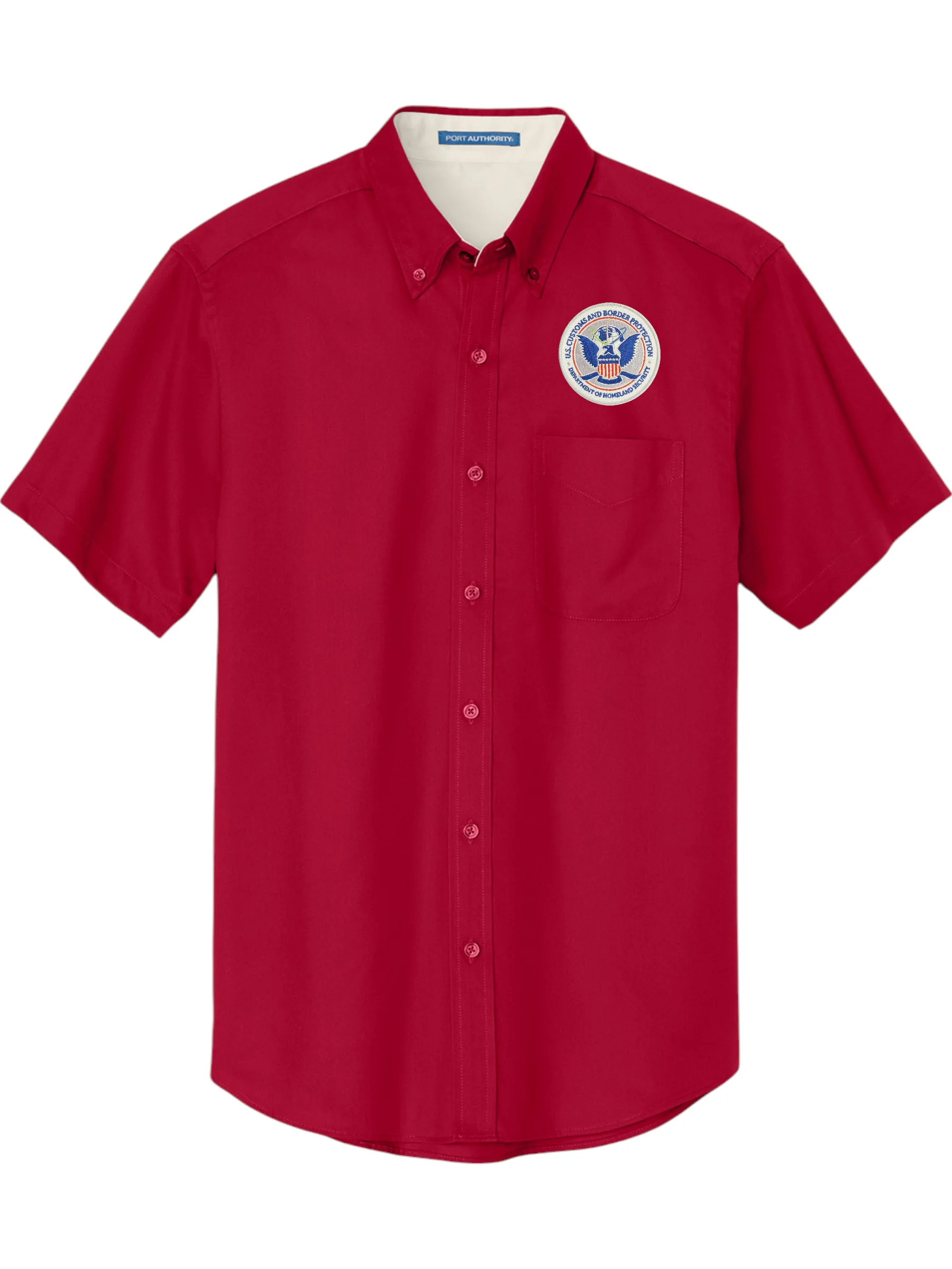 MEN'S CBP SEAL BUTTON UP DRESS SHIRT-S508 - Image 4
