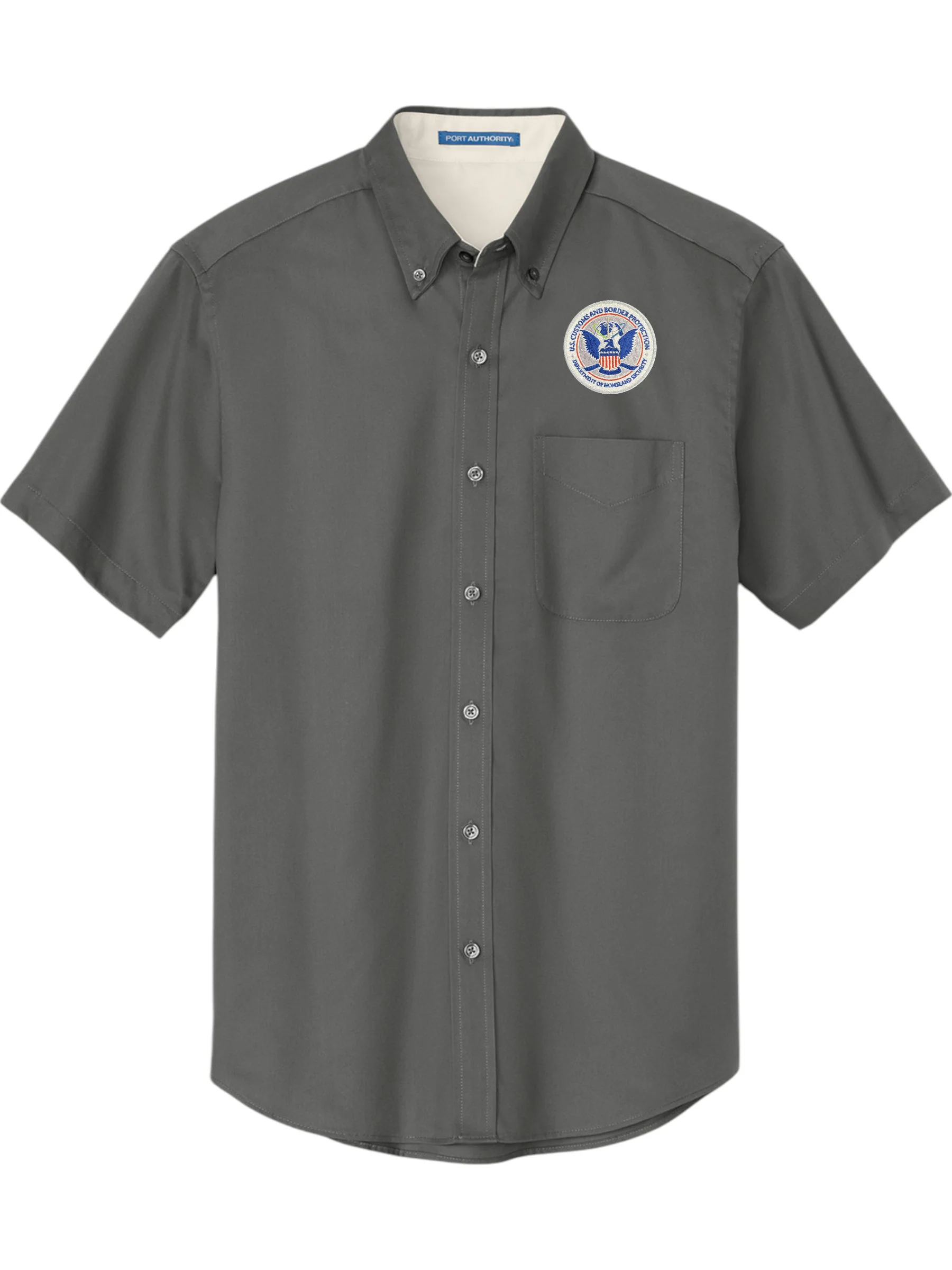MEN'S CBP SEAL BUTTON UP DRESS SHIRT-S508 - Image 6