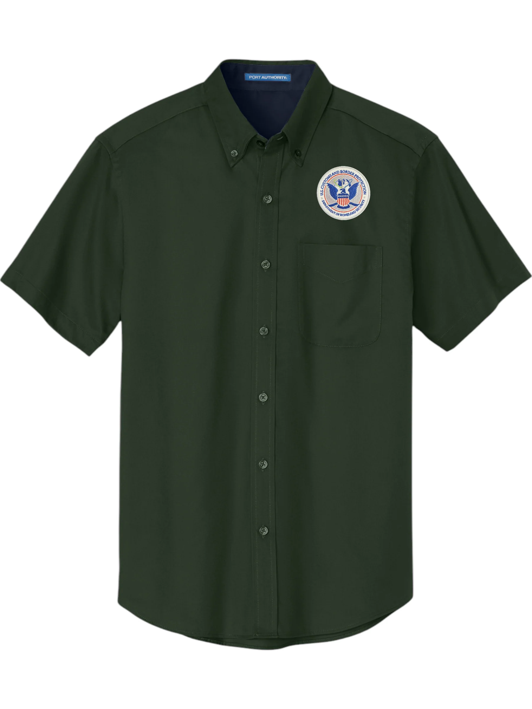 MEN'S CBP SEAL BUTTON UP DRESS SHIRT-S508 - Image 7