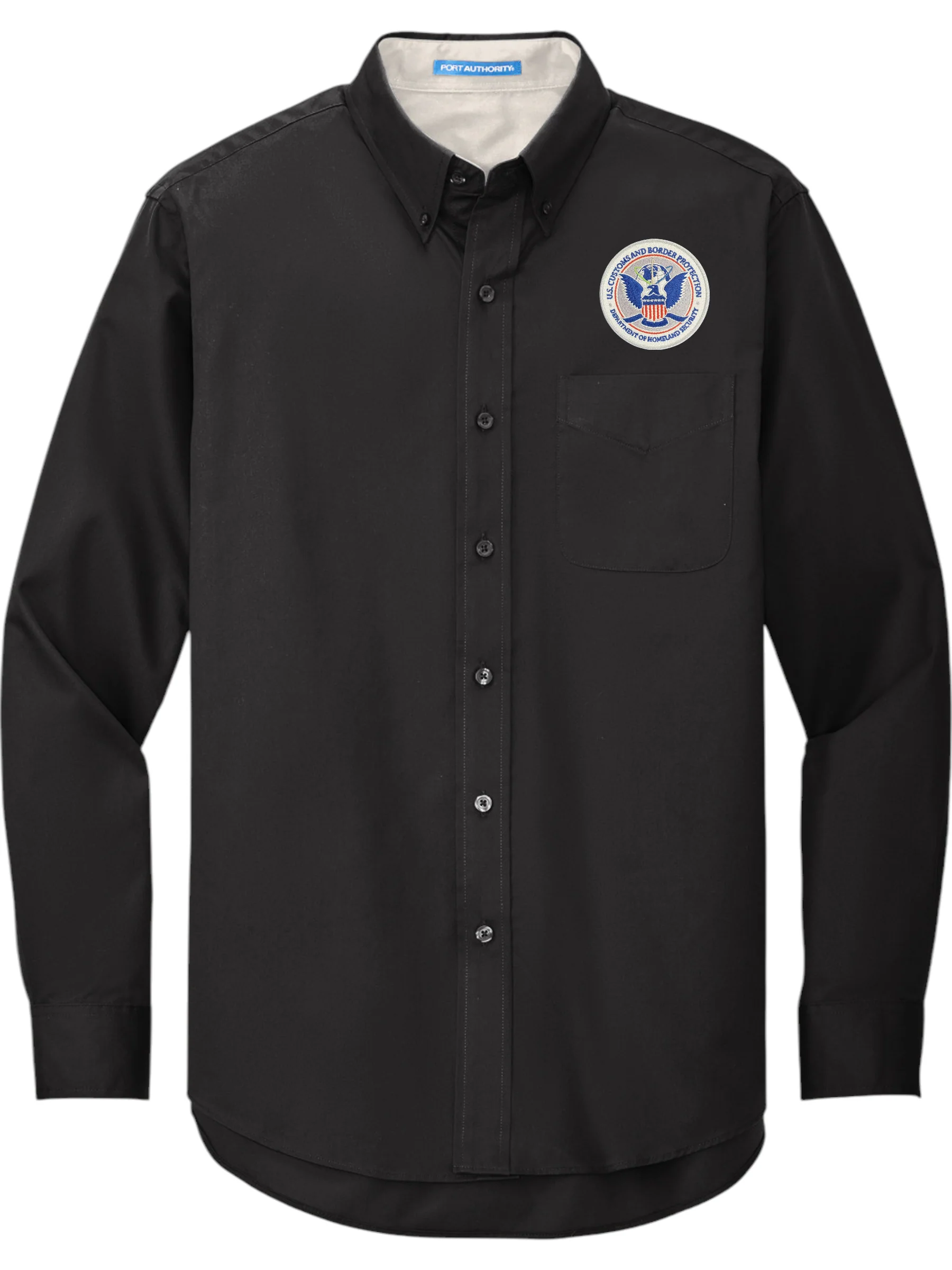 MEN'S CBP SEAL BUTTON UP DRESS SHIRT-S608 - Image 3