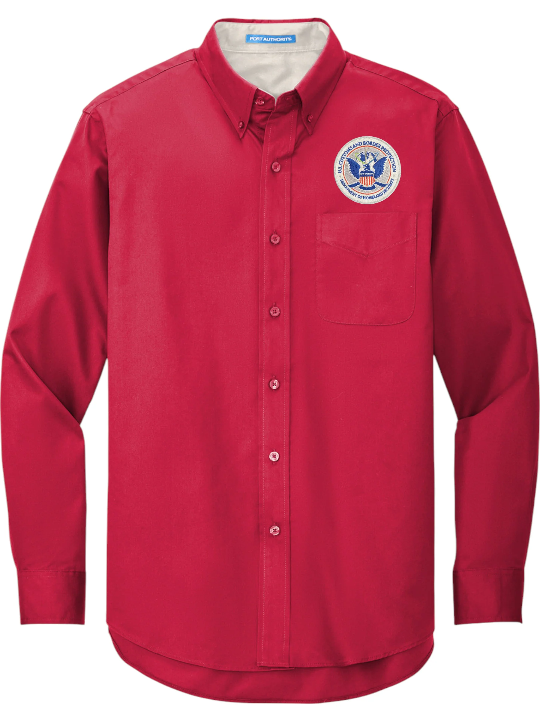 MEN'S CBP SEAL BUTTON UP DRESS SHIRT-S608 - Image 4