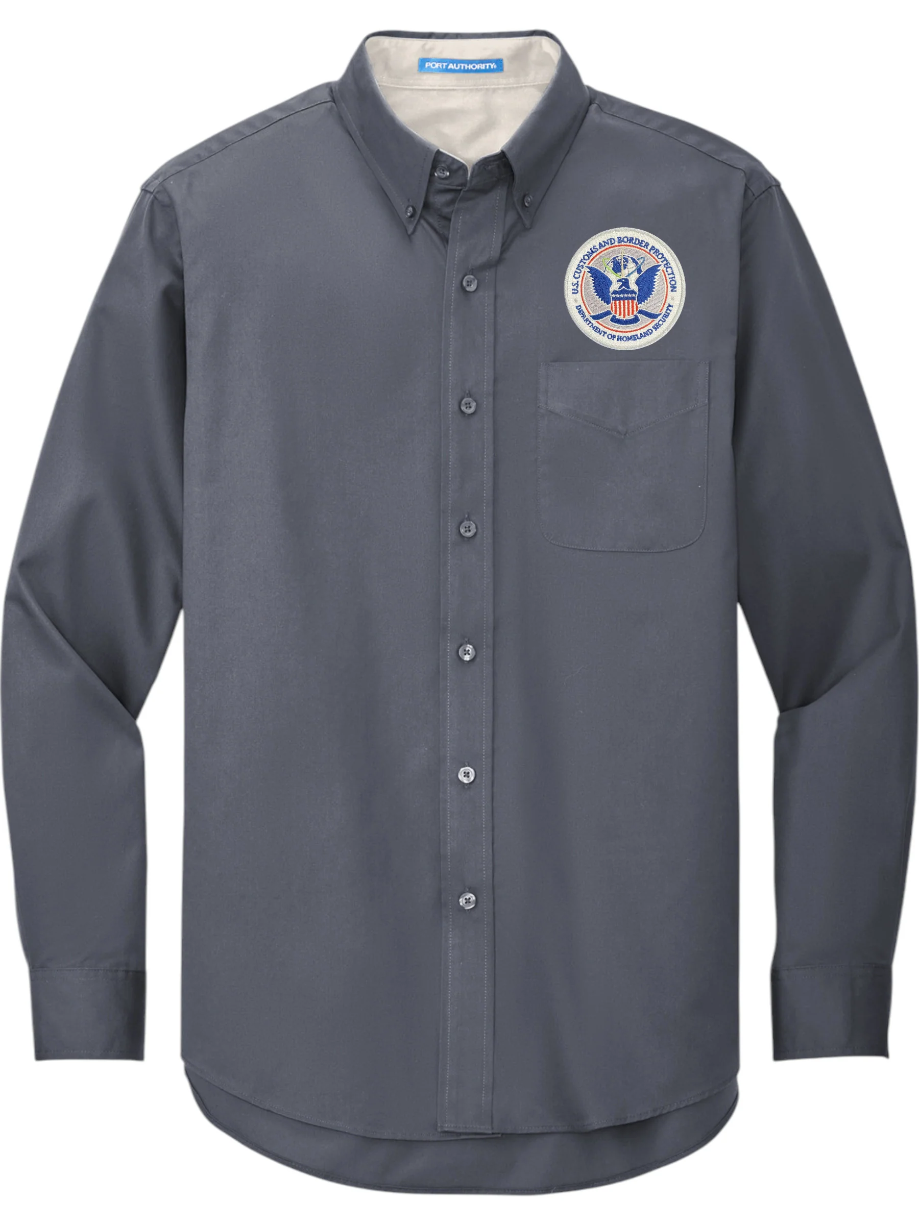 MEN'S CBP SEAL BUTTON UP DRESS SHIRT-S608 - Image 5