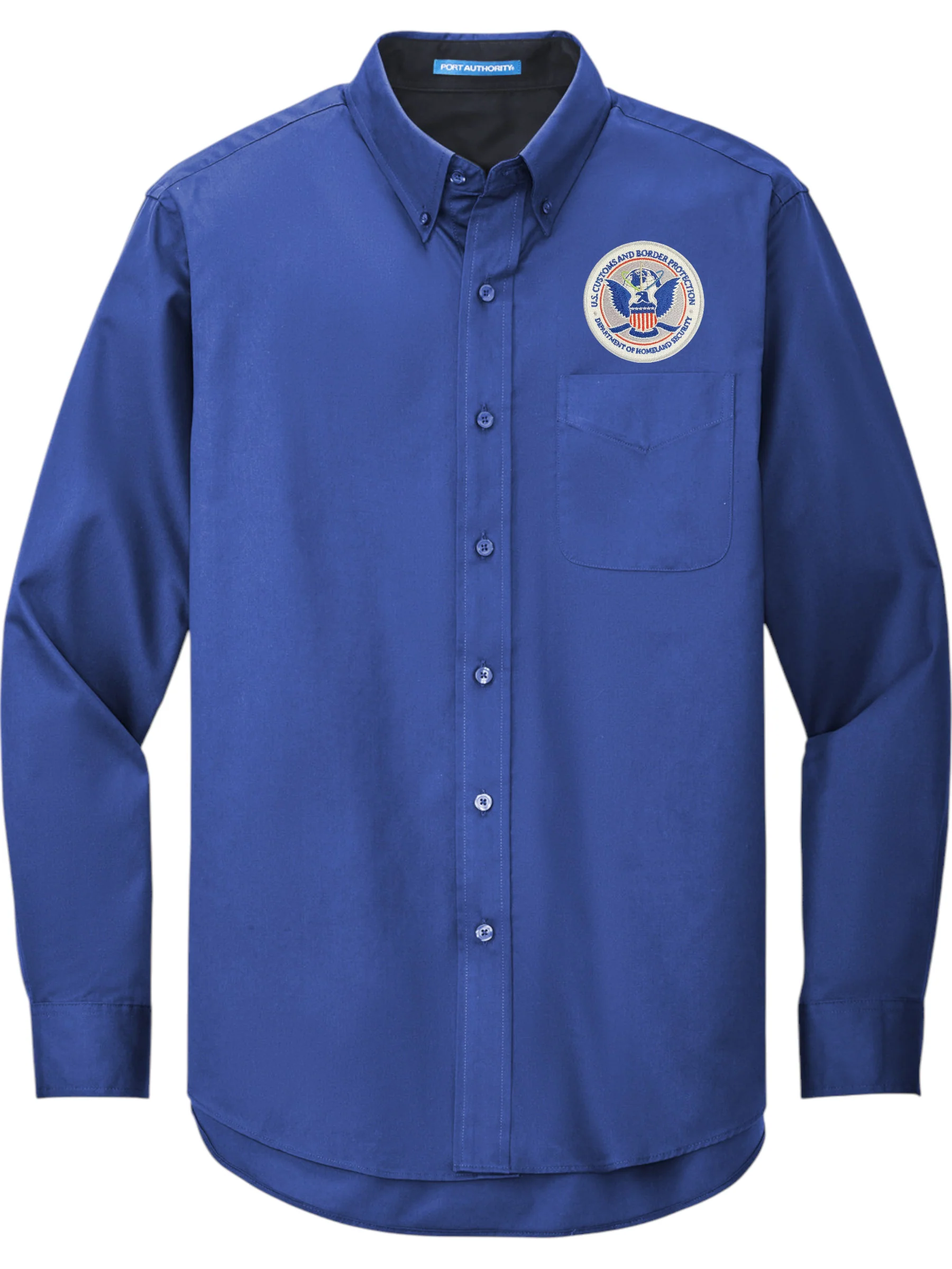 MEN'S CBP SEAL BUTTON UP DRESS SHIRT-S608 - Image 6