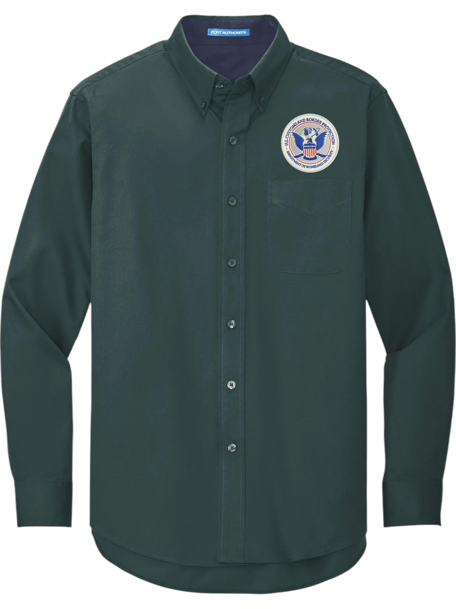 MEN'S CBP SEAL BUTTON UP DRESS SHIRT-S608 - Image 7