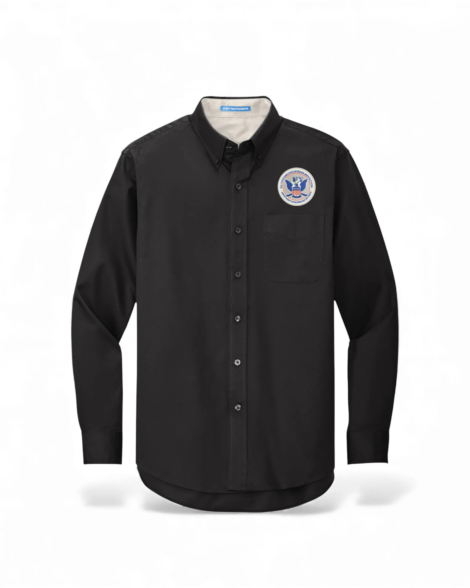 MEN'S CBP SEAL BUTTON UP DRESS SHIRT-S608