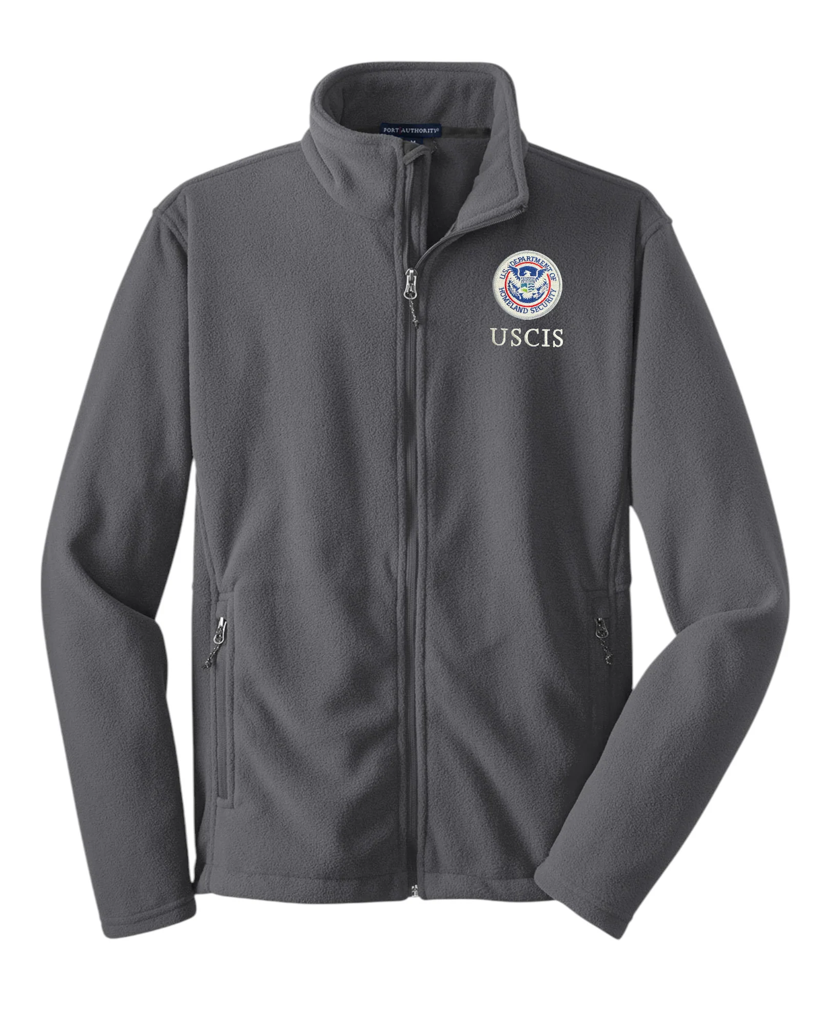 MEN'S USCIS FLEECE JACKET-F217 - Image 4