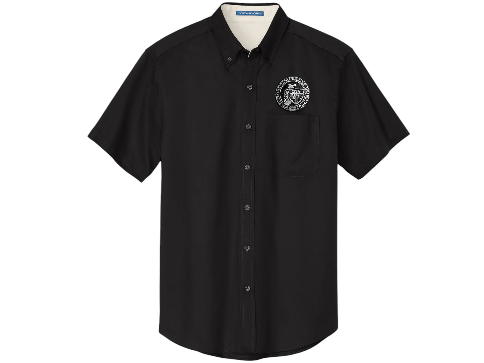 MEN'S CISA SEAL BUTTON UP DRESS SHIRT-S508 - Image 5